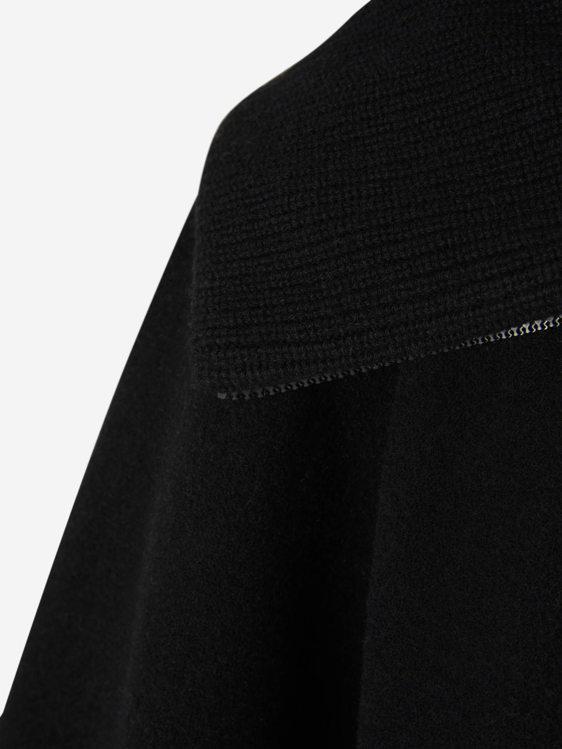 Wool Knit Cape Moncler оригінал – Купити в Україні – збільшений вид - MONCLER