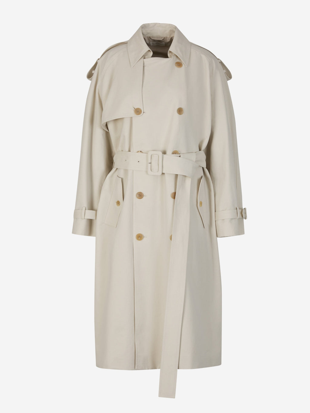 Оригінальна Cotton And Wool Coat The row – боковий вид