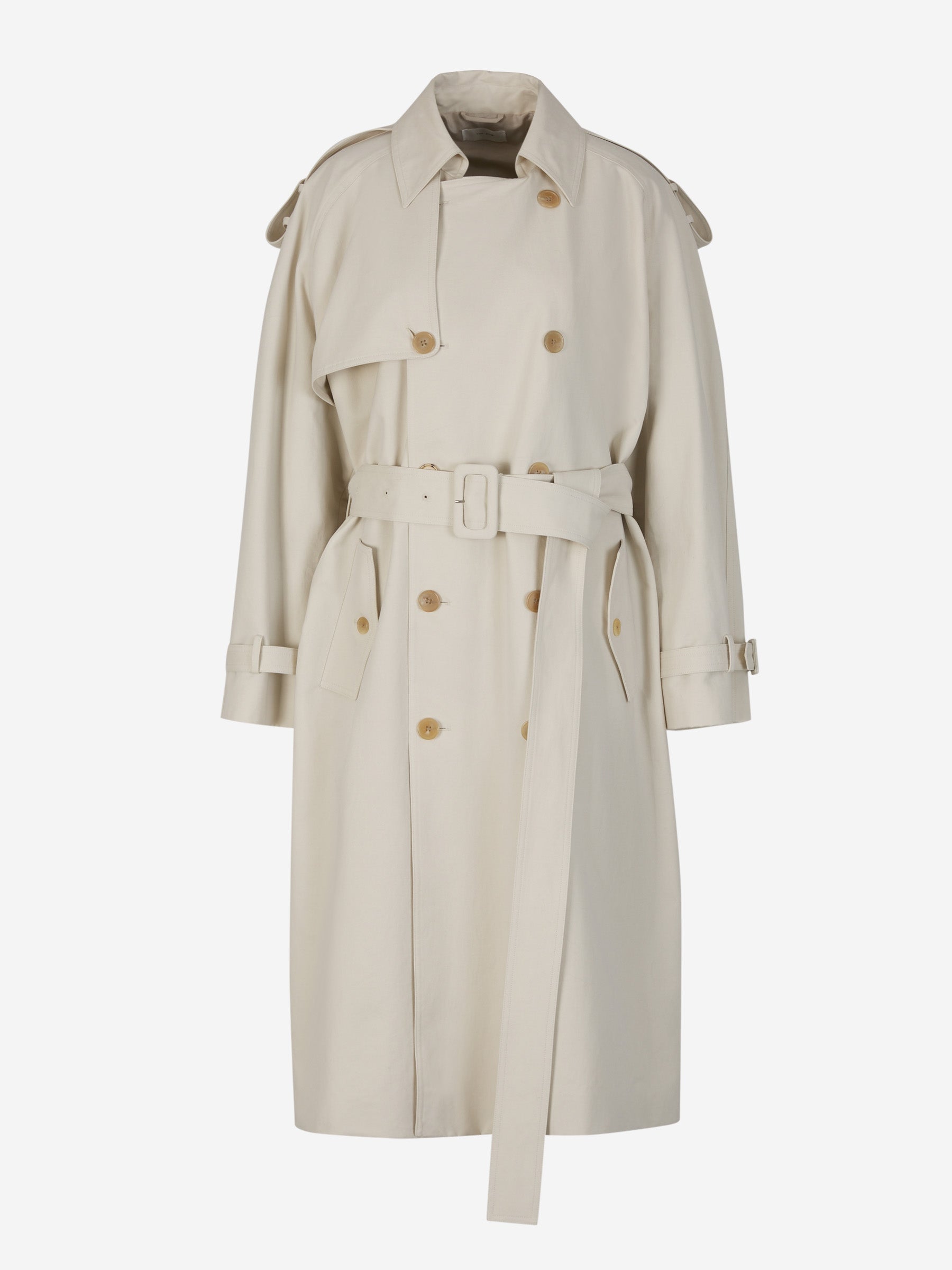 Оригінальна Cotton And Wool Coat The row – боковий вид