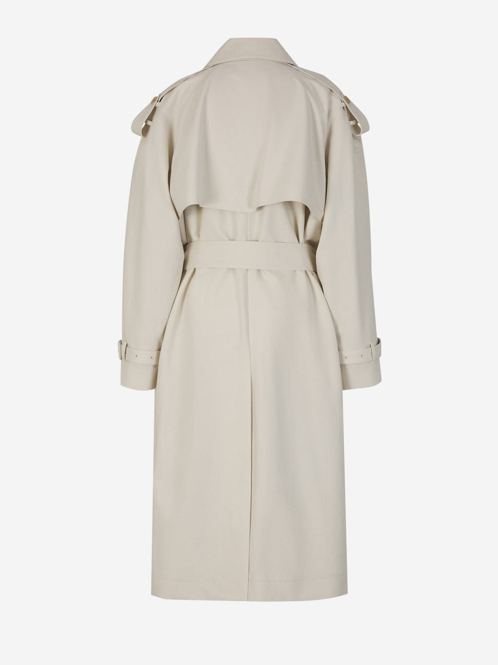 Оригінальна Cotton And Wool Coat The row – вид ззаду