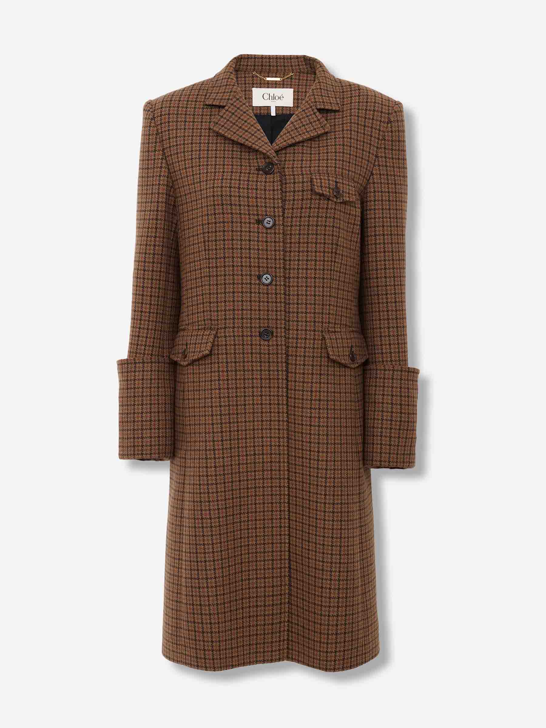 Long Wool Coat Chloe оригінал – Купити в Україні – боковий вид