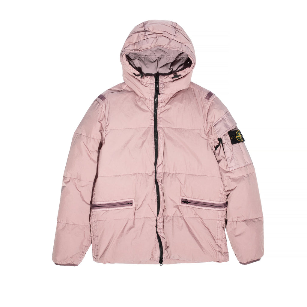 Mens Hooded Down Jacket Stone island оригінал – Купити в Україні – боковий вид