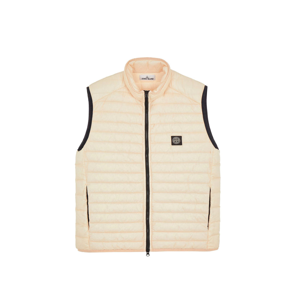 Mens Real Down Vest Stone island – Гарантія оригінальності – боковий вид