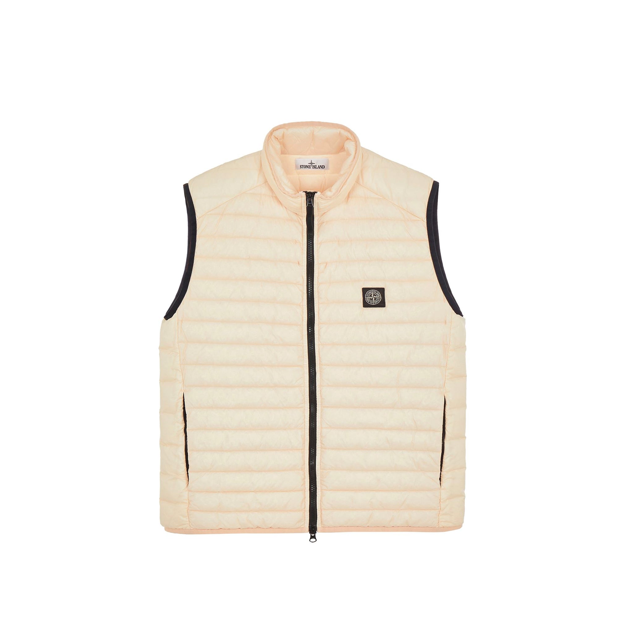 Mens Real Down Vest Stone island – Гарантія оригінальності – боковий вид