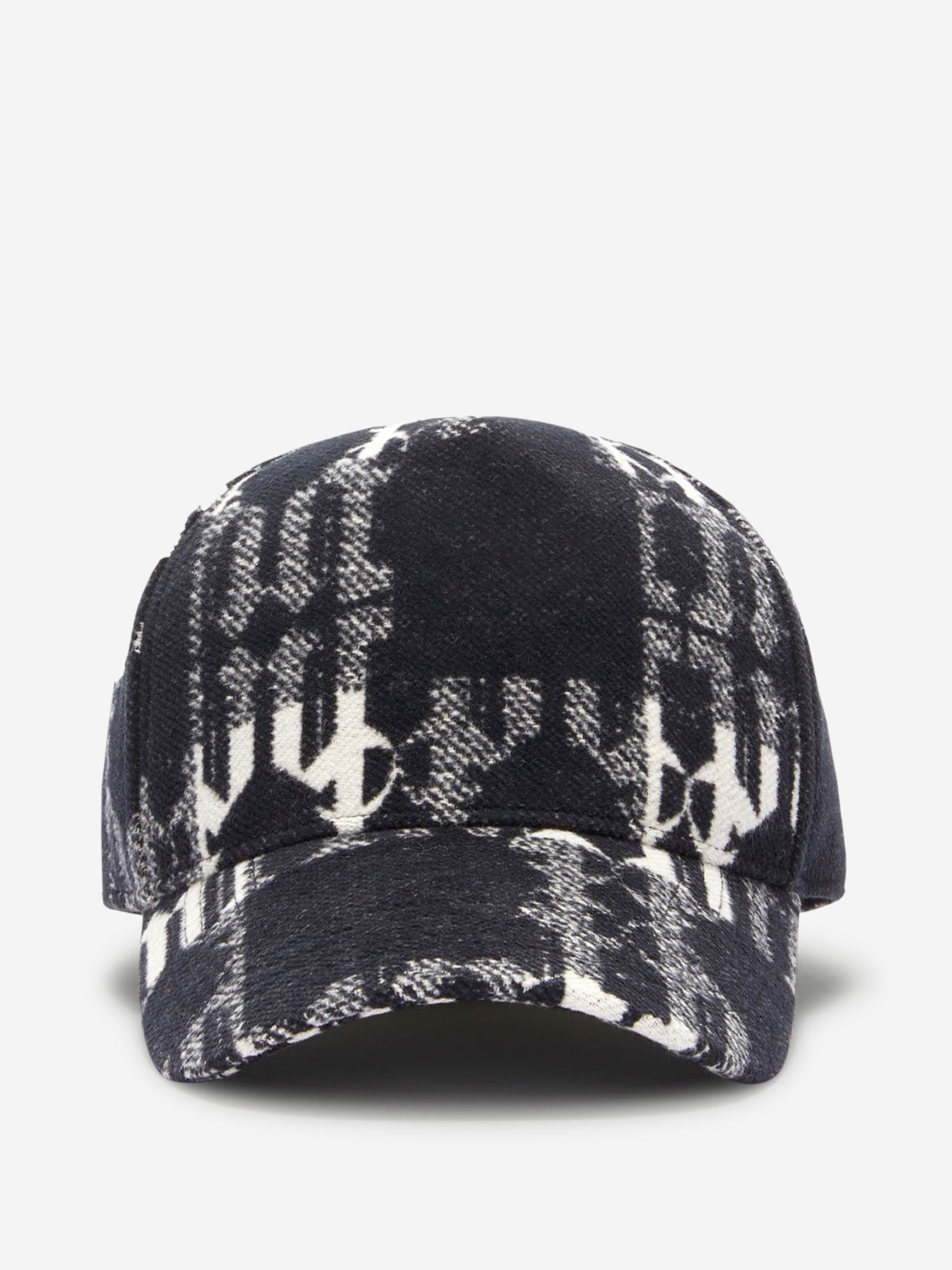 Monogram Jacquard Cap Palm angels – Гарантія оригінальності – боковий вид