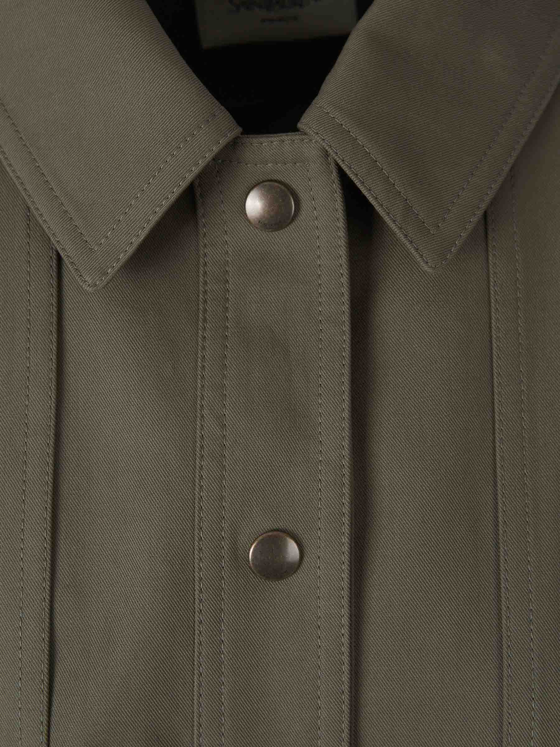 Оригінальна Cotton Saharan Trench Coat Saint laurent – збільшений вид - SAINT LAURENT