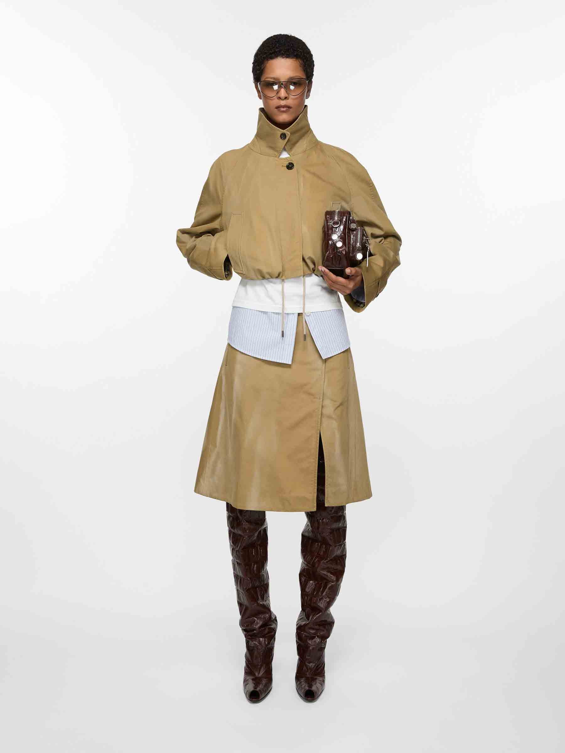 Cotton Gabardine Jacket Acne studios – Гарантія оригінальності – вид ззаду