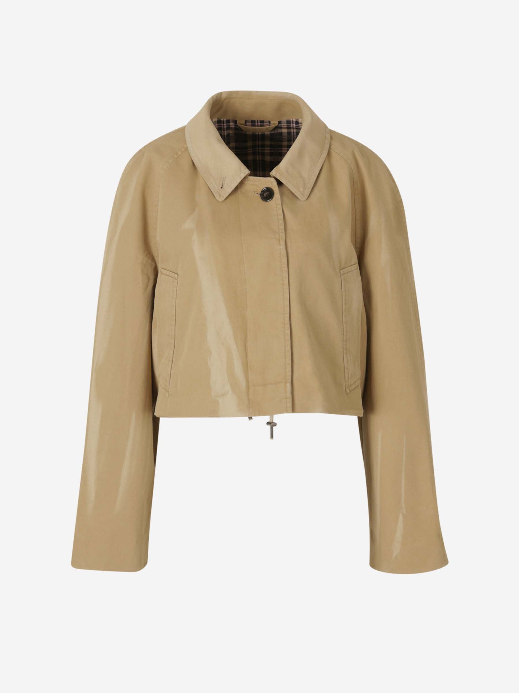 Cotton Gabardine Jacket Acne studios – Гарантія оригінальності – боковий вид