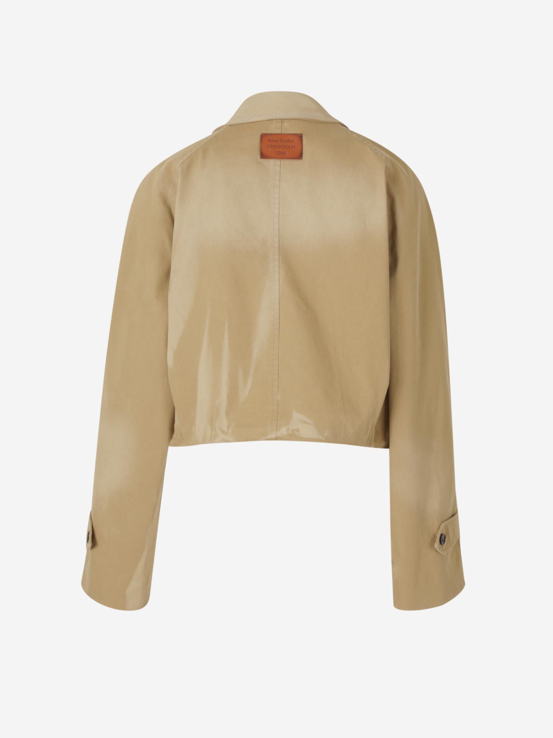 Cotton Gabardine Jacket Acne studios – Гарантія оригінальності – детальний вид