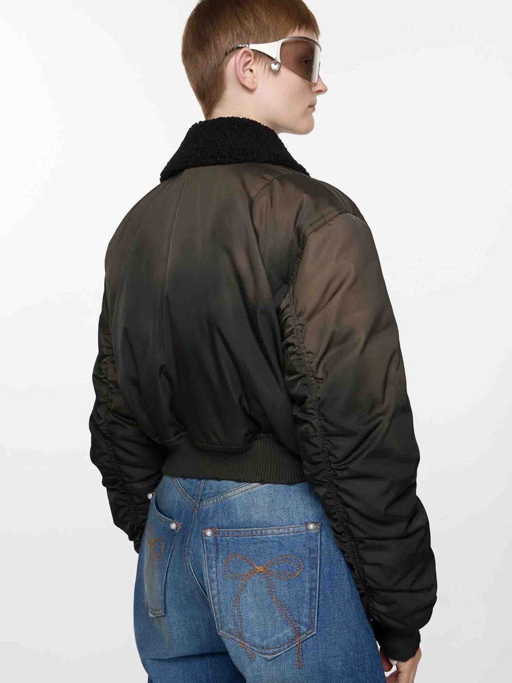 Technical Bomber Jacket Acne studios – Гарантія оригінальності – вид ззаду
