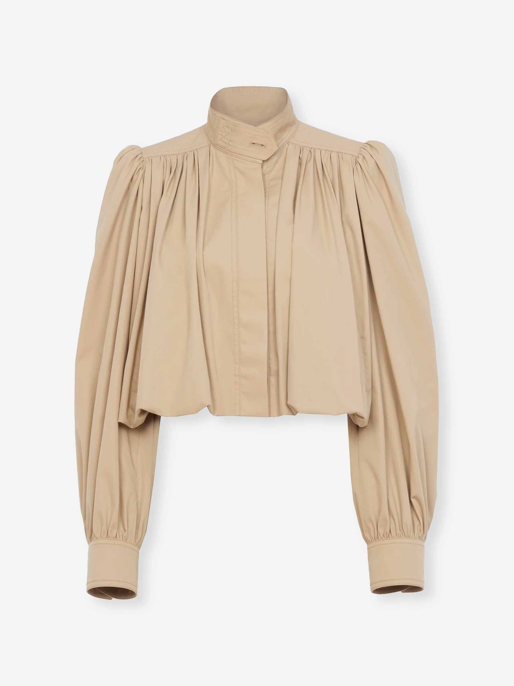 Оригінальна Gathered Gabardine Jacket Chloe – боковий вид