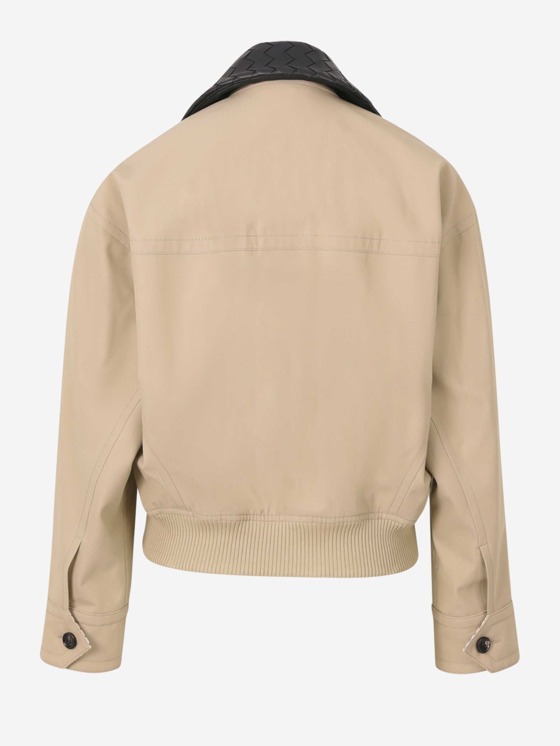 Intrecciato Bomber Jacket Bottega veneta оригінал – Купити в Україні – вид ззаду