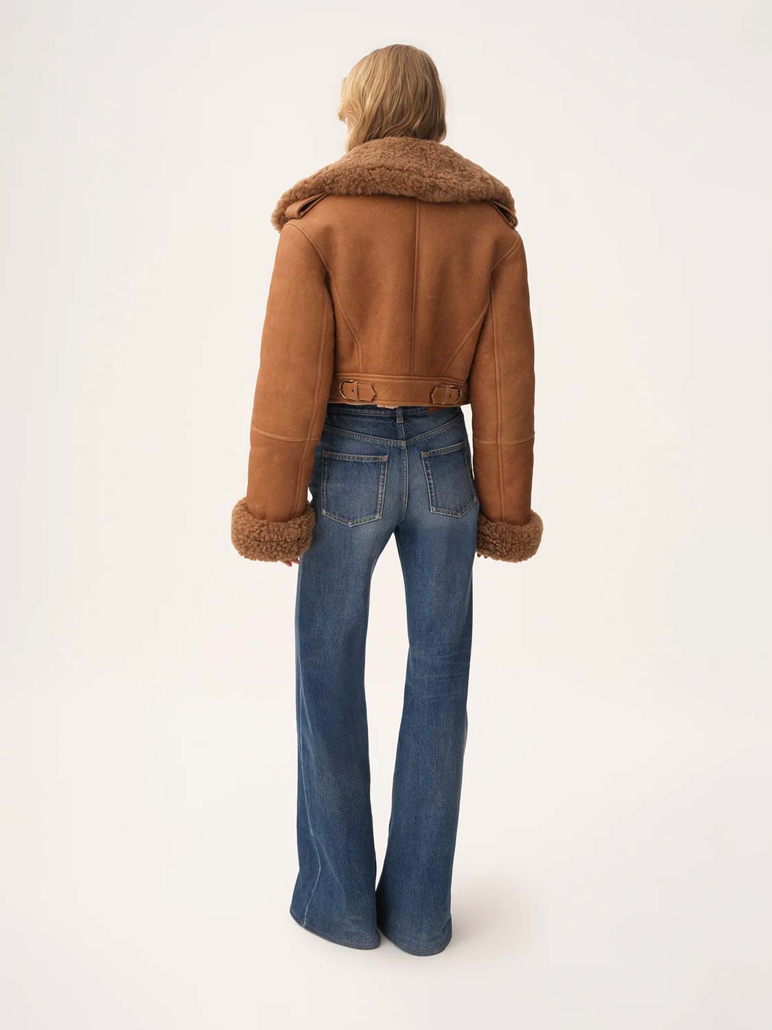 Short Leather Jacket Chloe – Гарантія оригінальності – детальний вид
