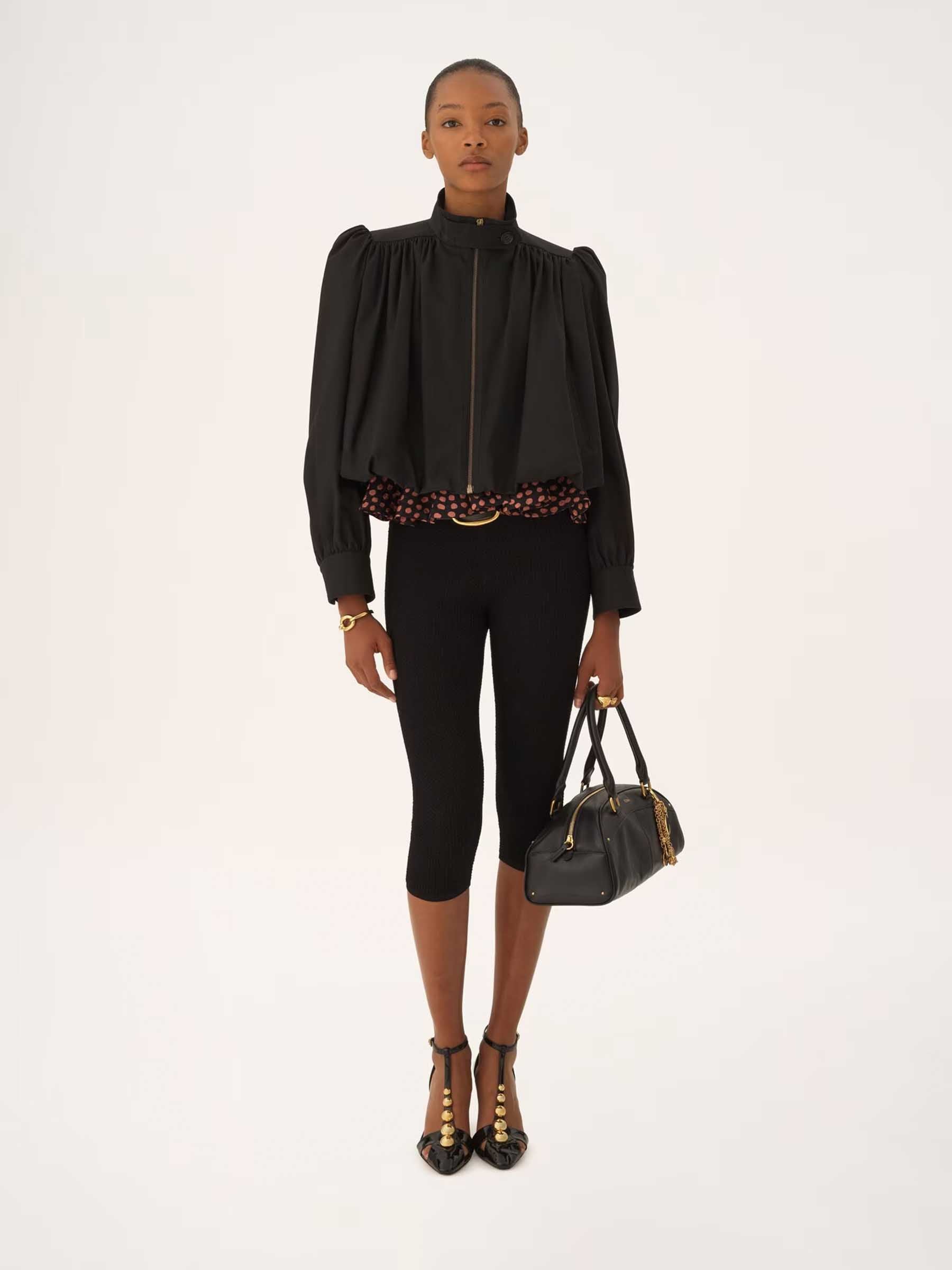 Gathered Balloon Jacket Chloe – Гарантія оригінальності – вид ззаду