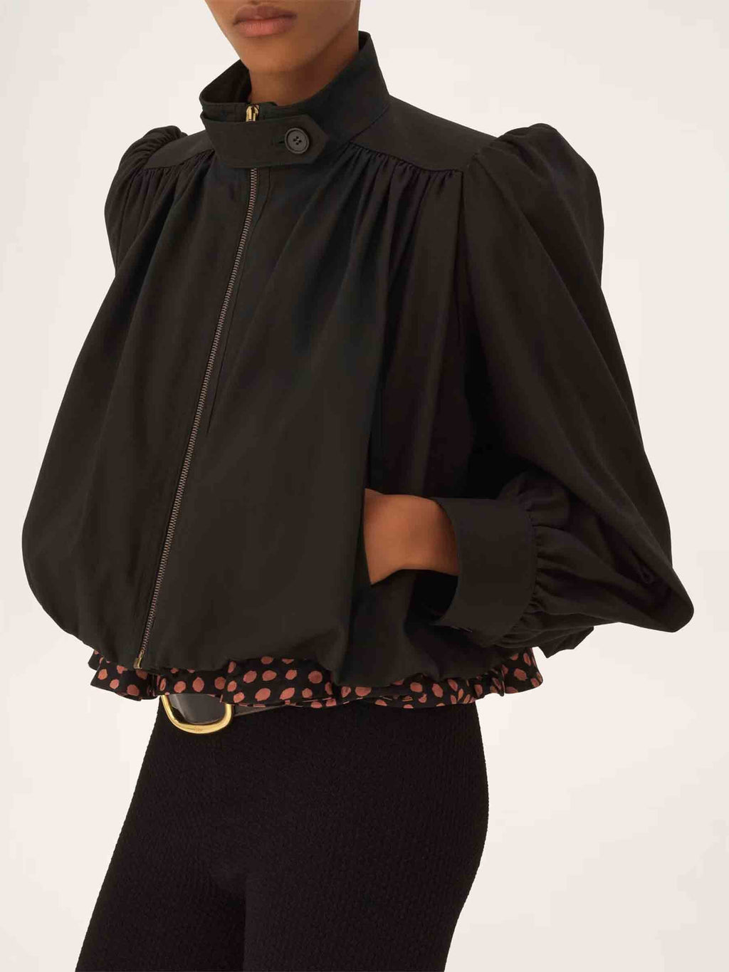 Gathered Balloon Jacket Chloe – Гарантія оригінальності – детальний вид