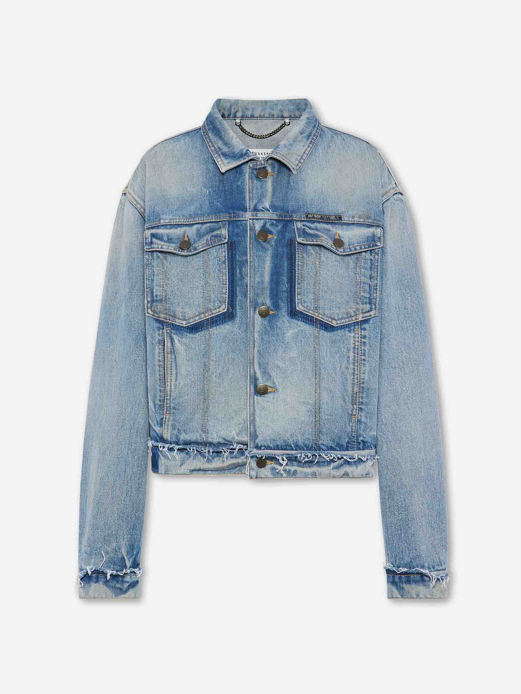 Denim Jacket Cotton Maison margiela оригінал – Купити в Україні – боковий вид