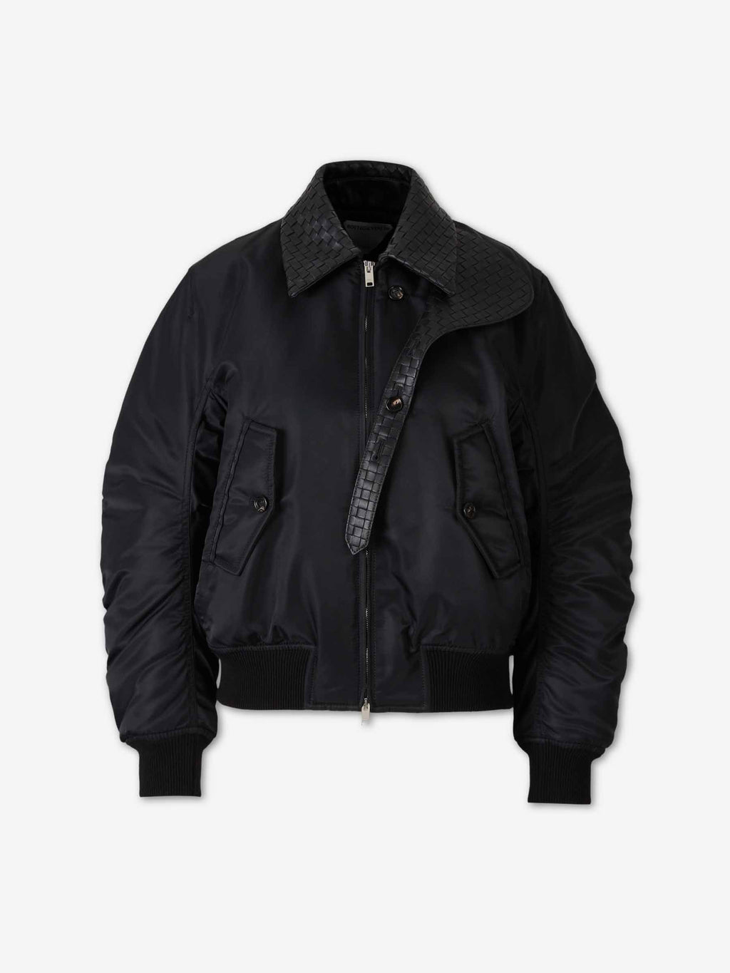 Padded Bomber Jacket Bottega veneta – Гарантія оригінальності – боковий вид