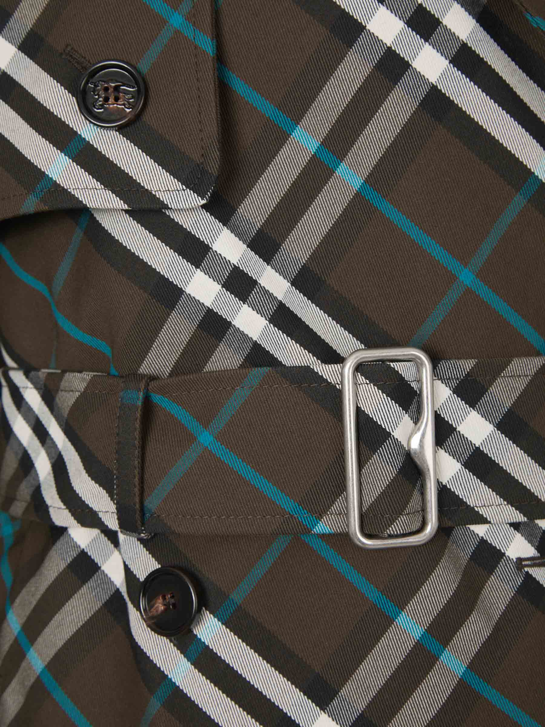 Оригінальна Gabardina Motivo Cuadros Burberry – детальний вид
