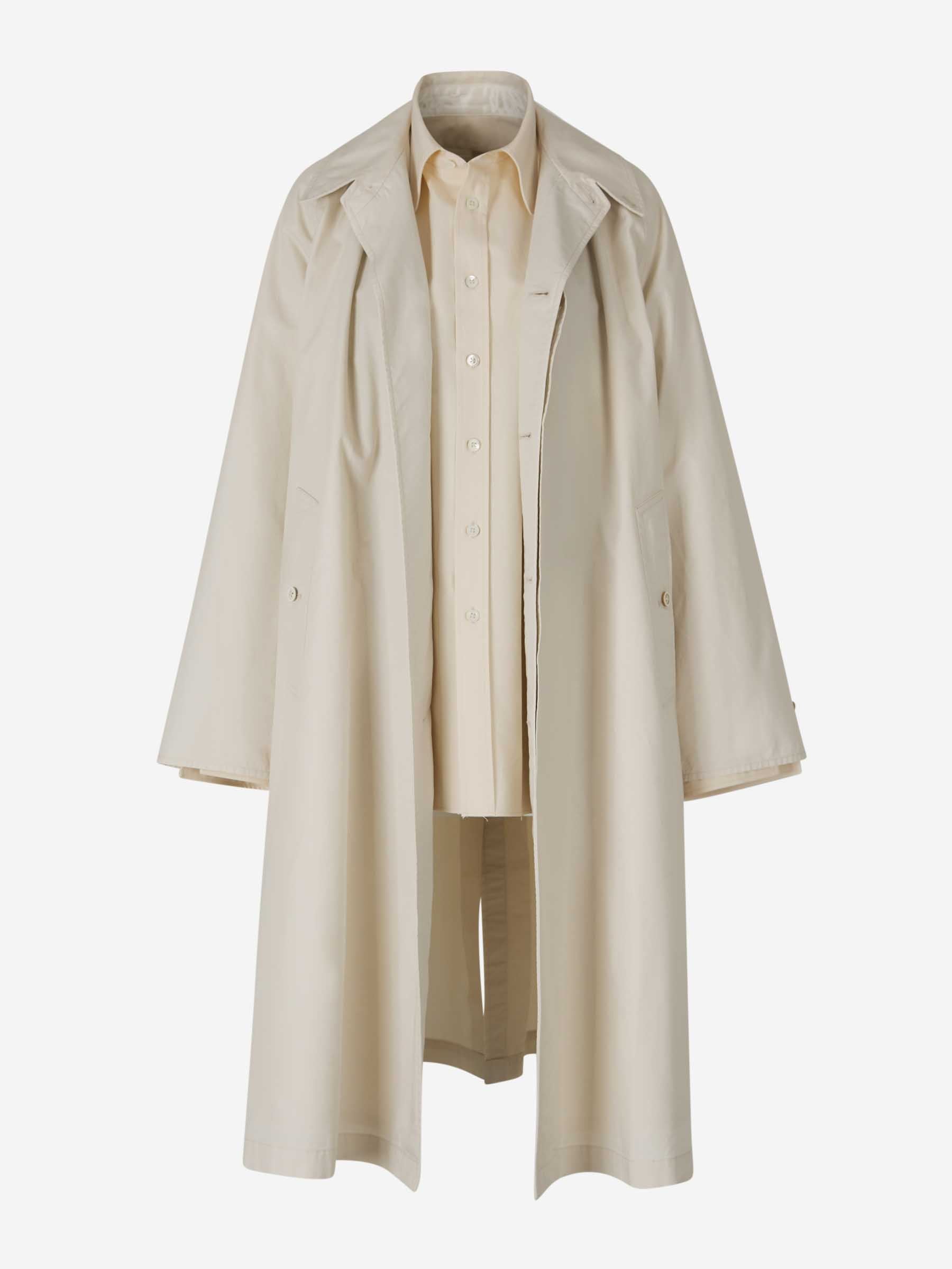 Cotton Trench Coat Maison margiela – Гарантія оригінальності – збільшений вид
