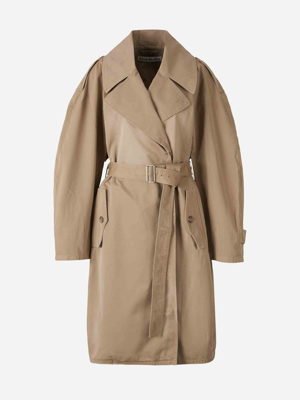 Оригінальна Cotton Belt Trench Coat Acne studios – боковий вид