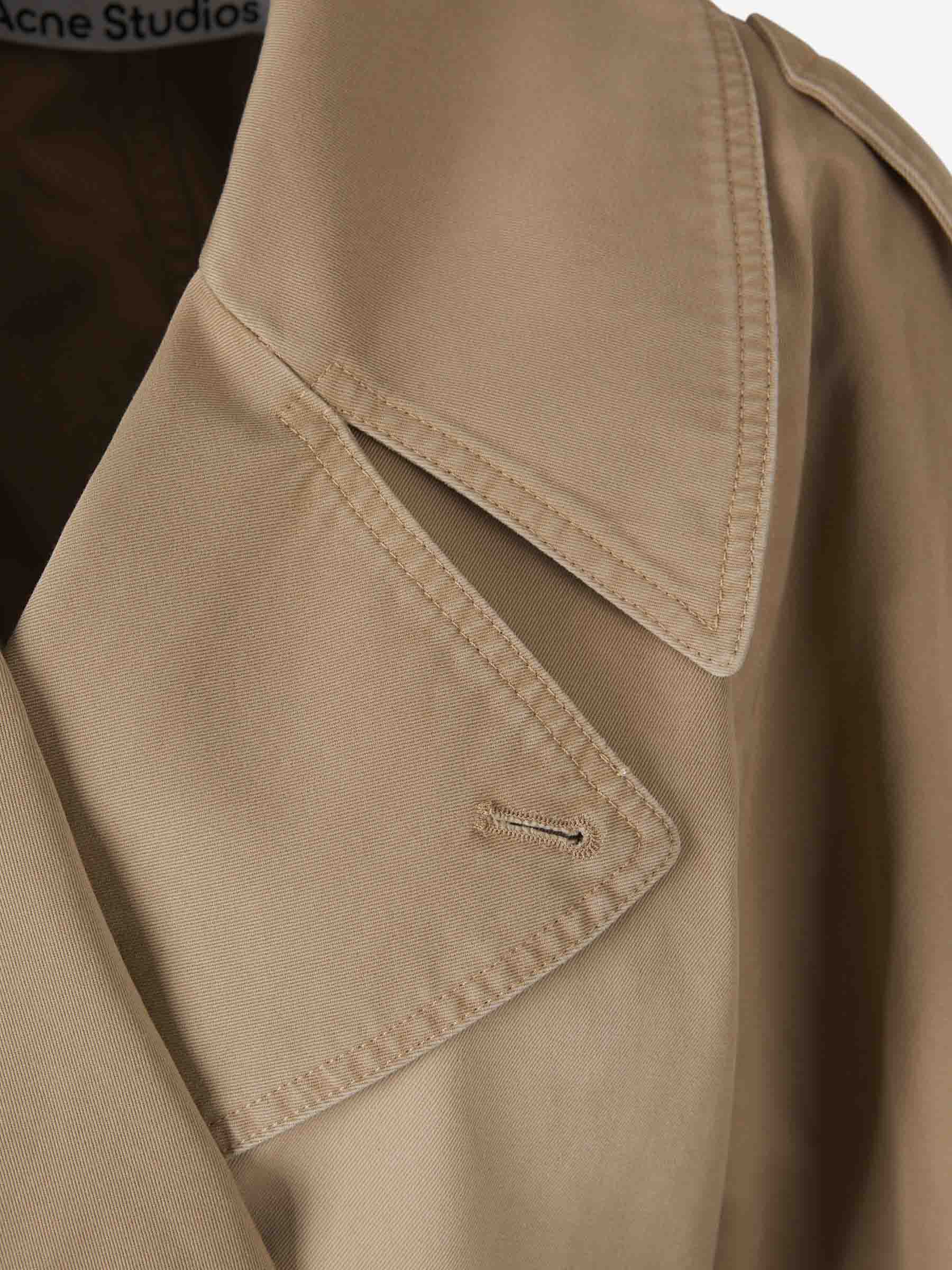 Оригінальна Cotton Belt Trench Coat Acne studios – детальний вид