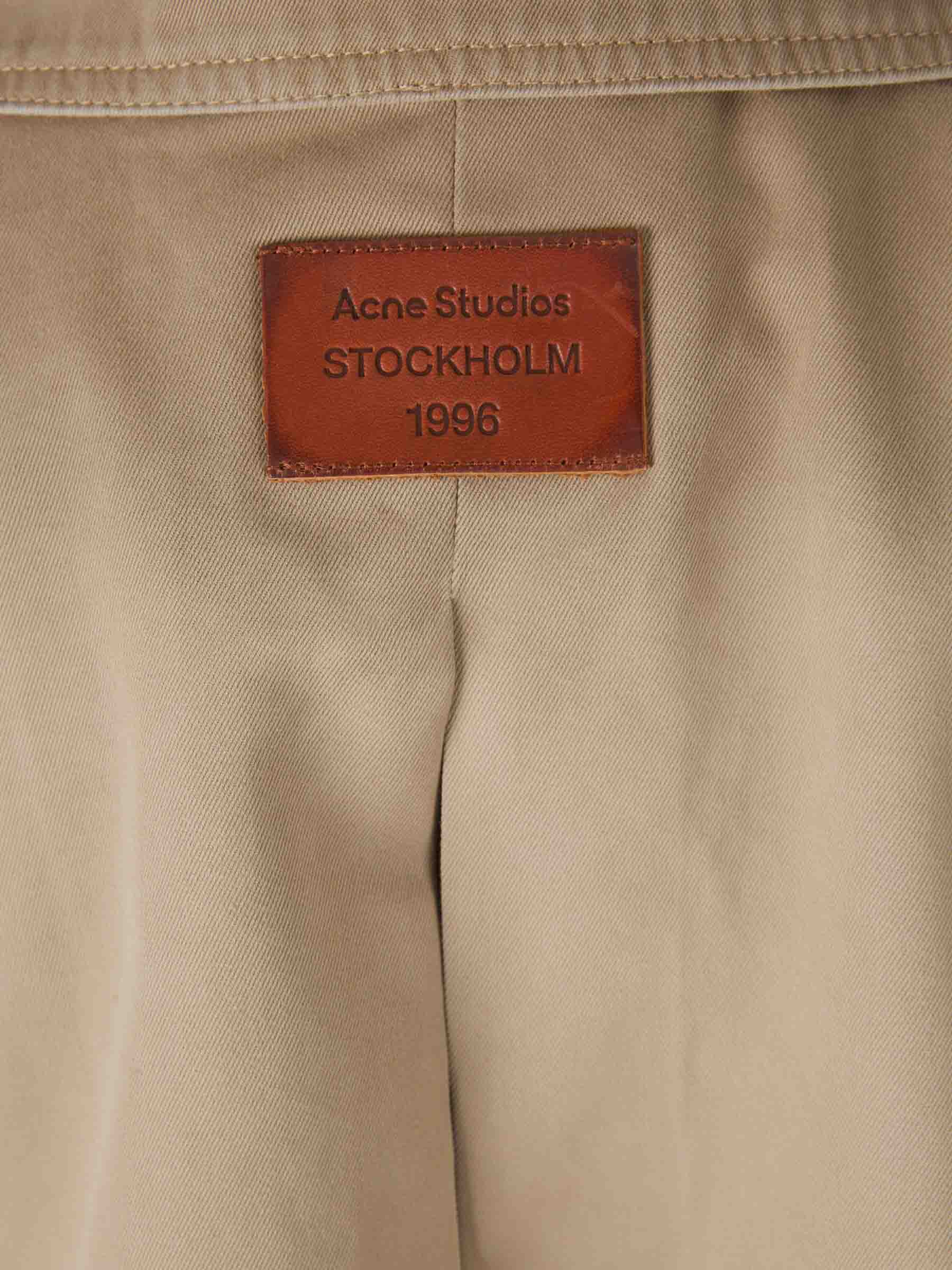 Оригінальна Cotton Belt Trench Coat Acne studios – вид 7