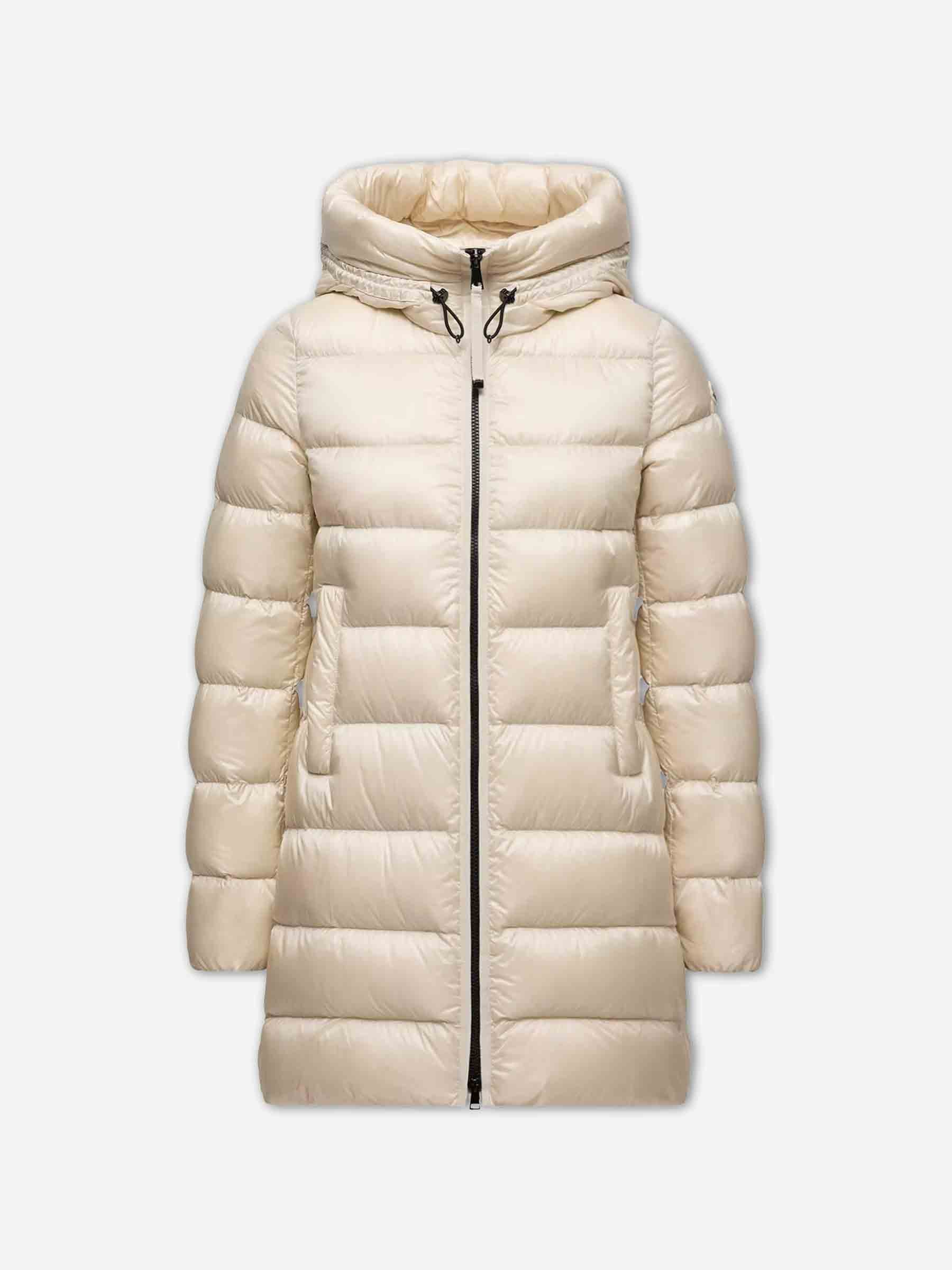 Long Down Jacket Suyenne Moncler – Гарантія оригінальності – боковий вид