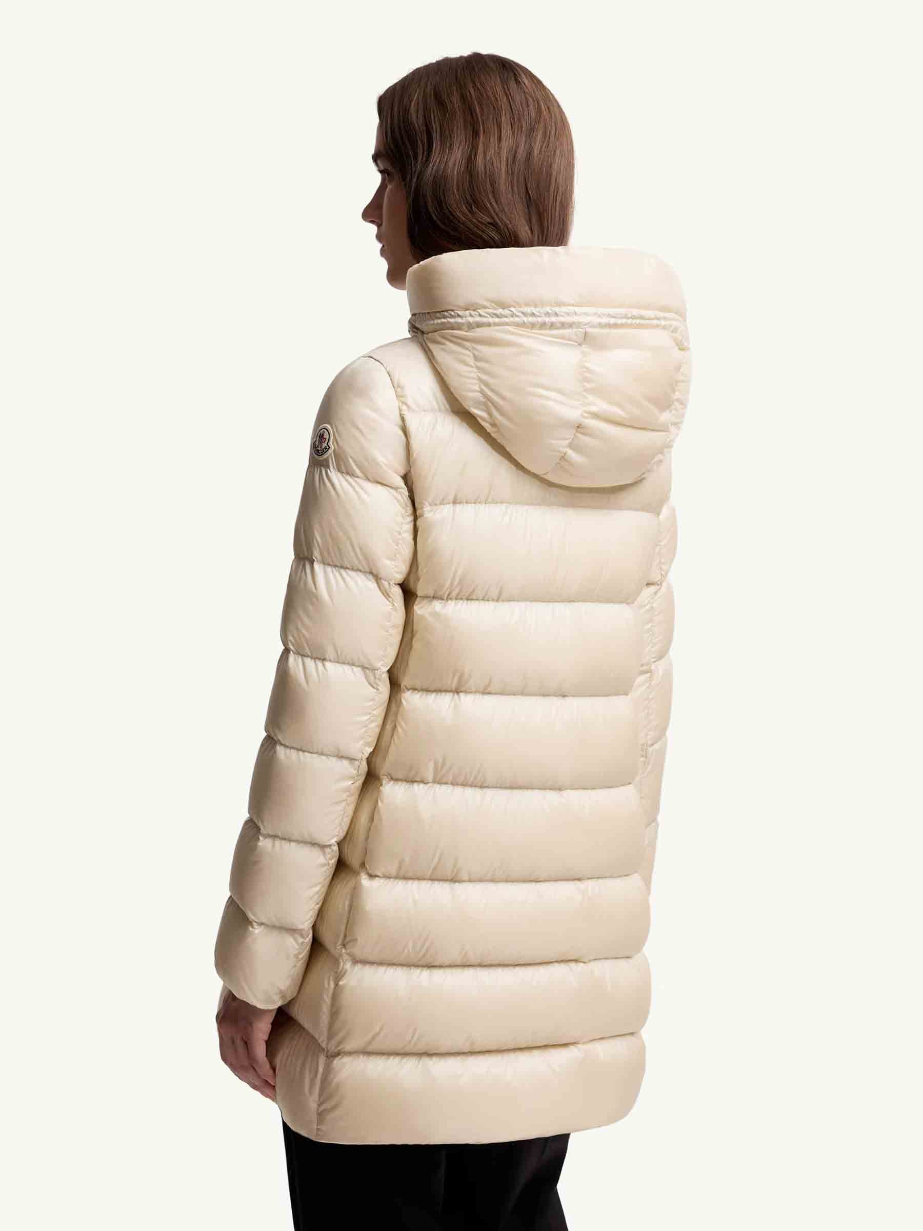 Long Down Jacket Suyenne Moncler – Гарантія оригінальності – детальний вид