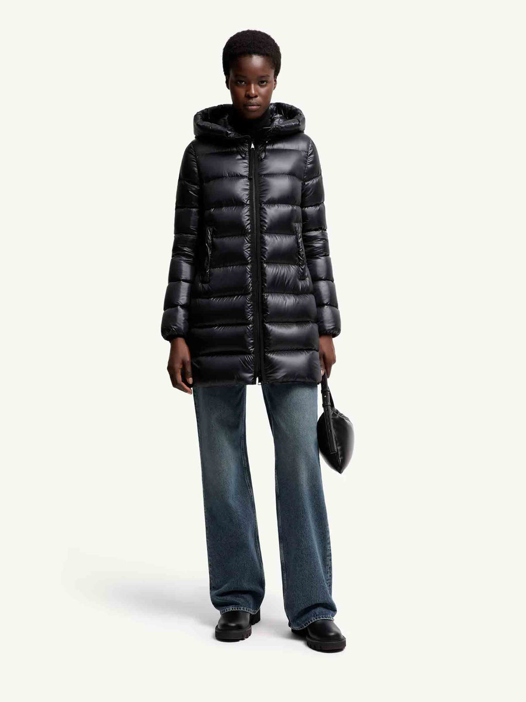 Long Down Jacket Suyenne Moncler – Гарантія оригінальності – вид ззаду