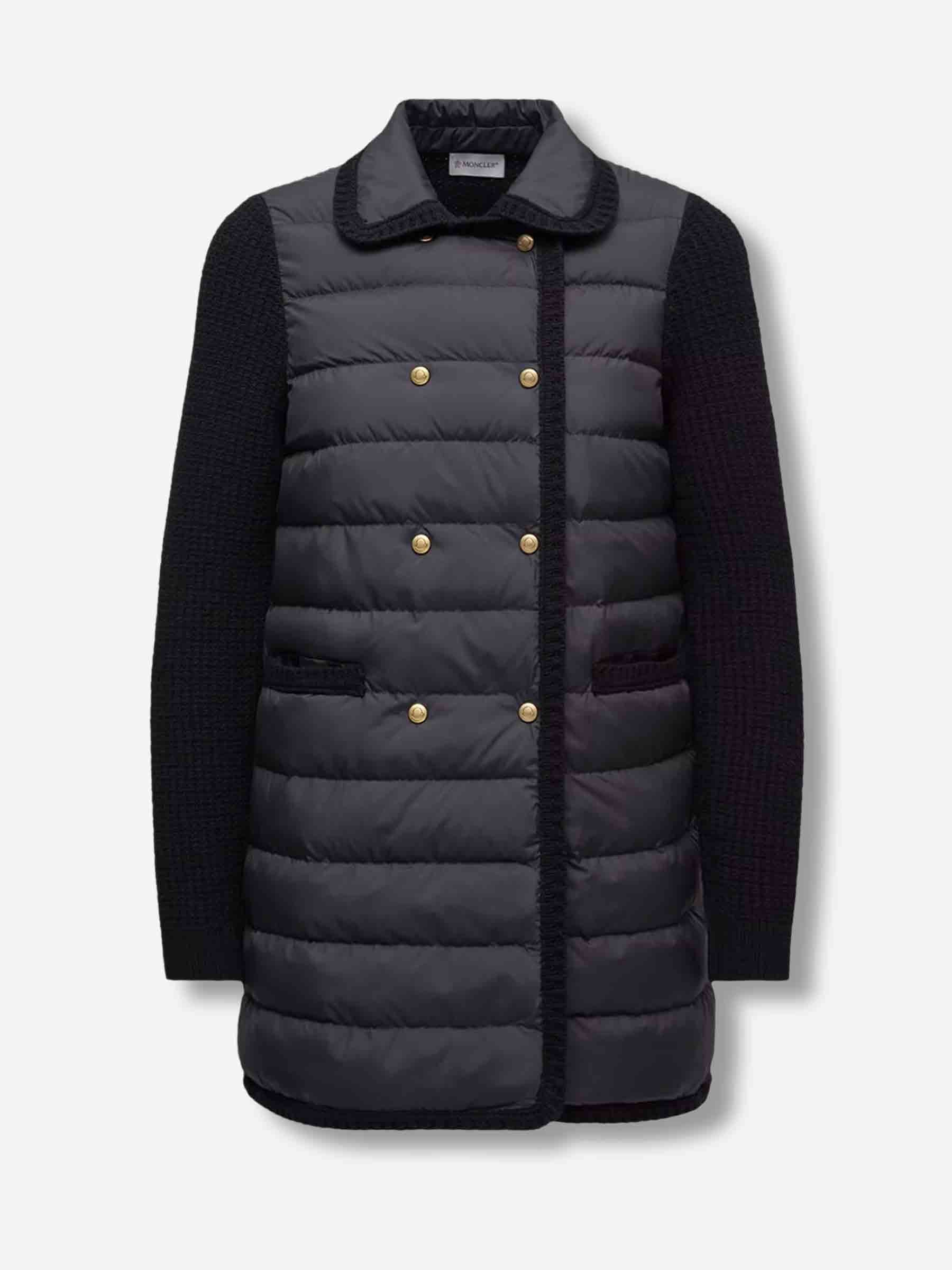 Quilted Knit Cardigan Moncler оригінал – Купити в Україні – боковий вид
