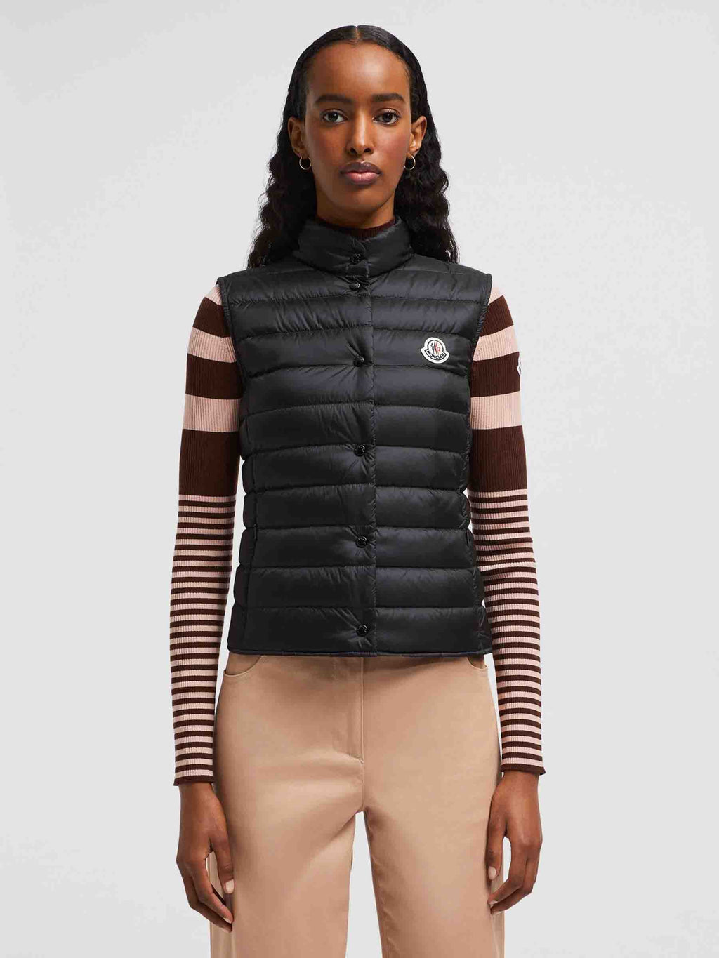Logo Quilted Vest Moncler – Гарантія оригінальності – вид ззаду