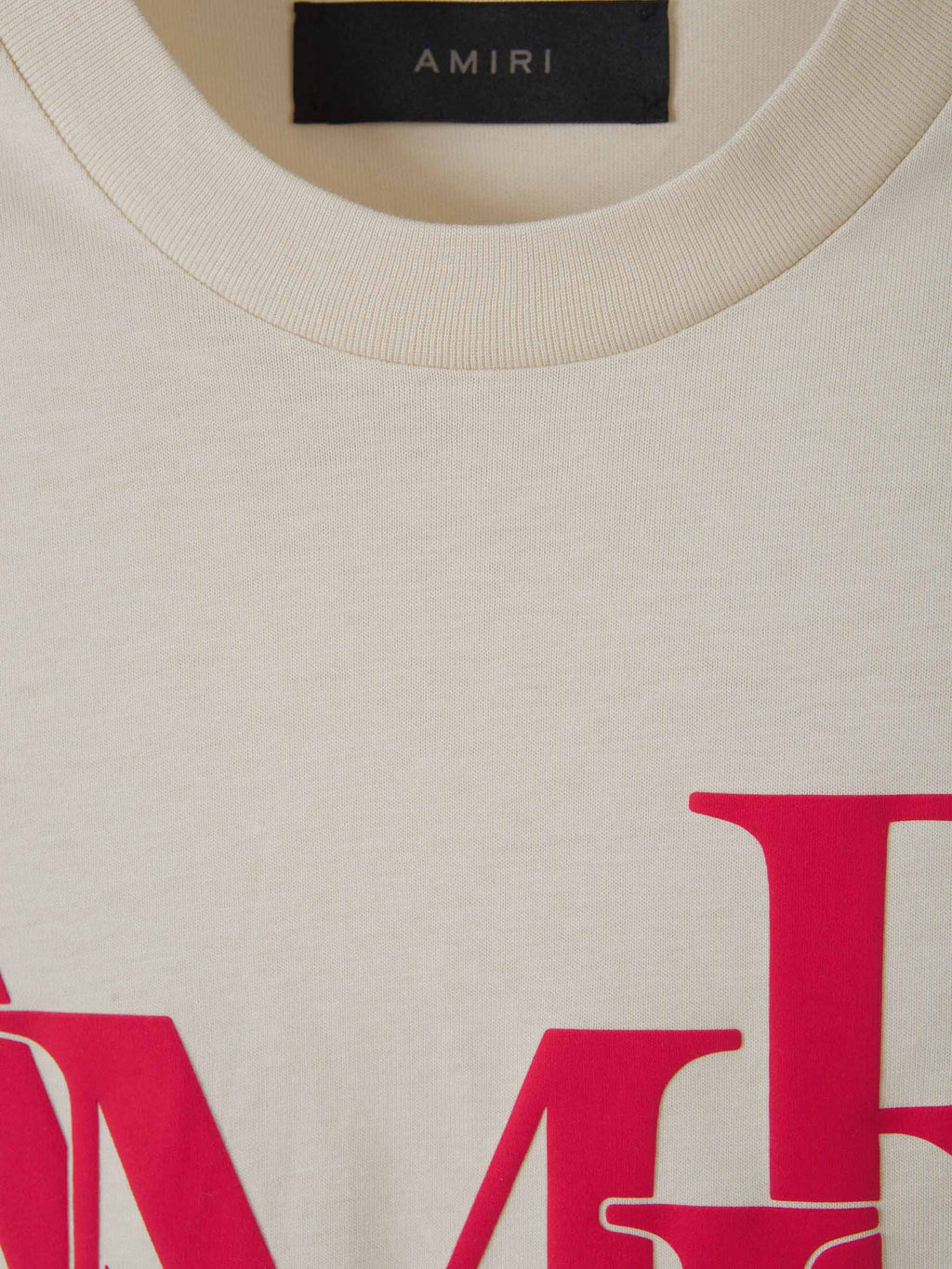 Logo Cotton T-Shirt Amiri – Гарантія оригінальності – детальний вид