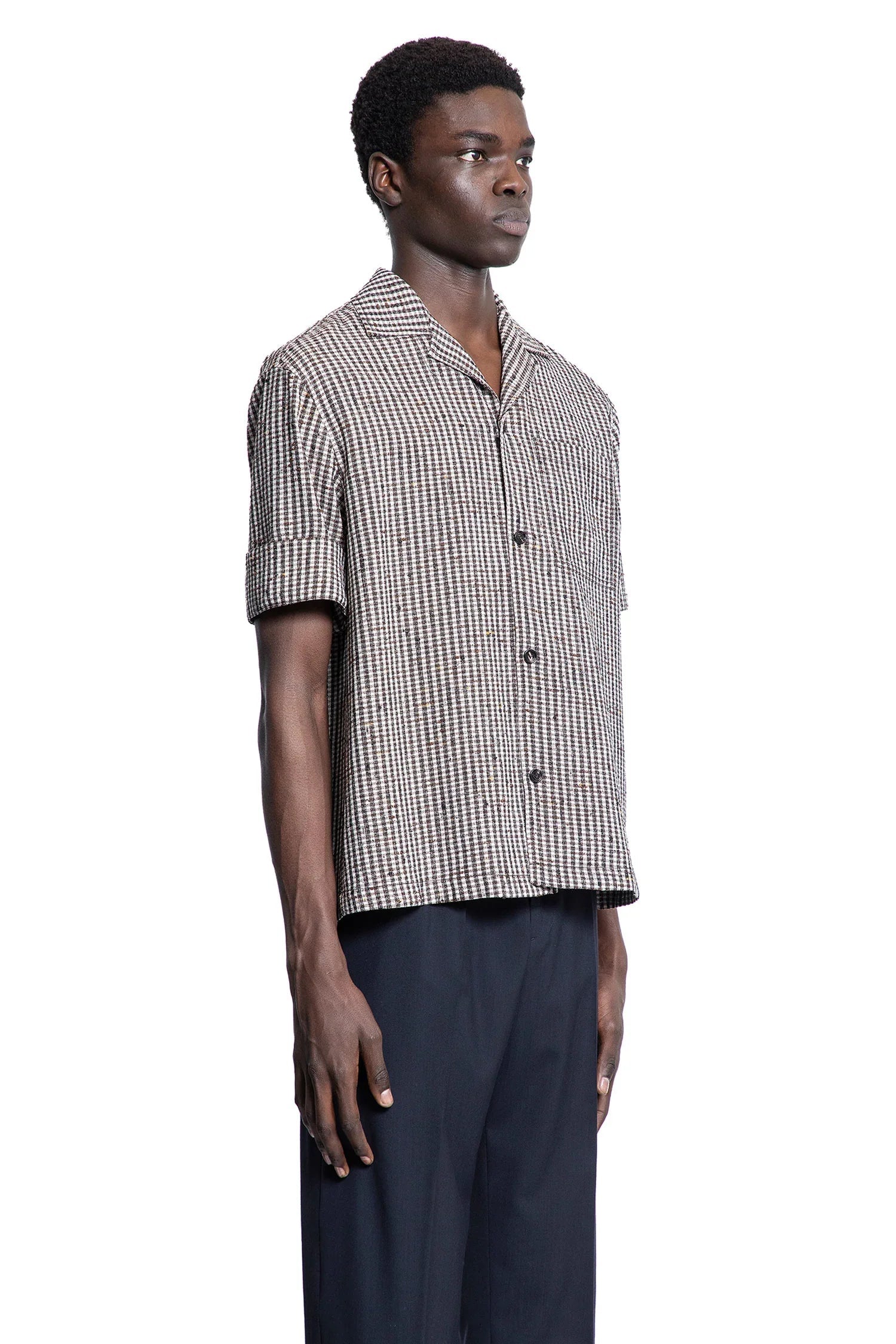 Man Brown Shirts Bottega veneta оригінал – Купити в Україні – вид ззаду