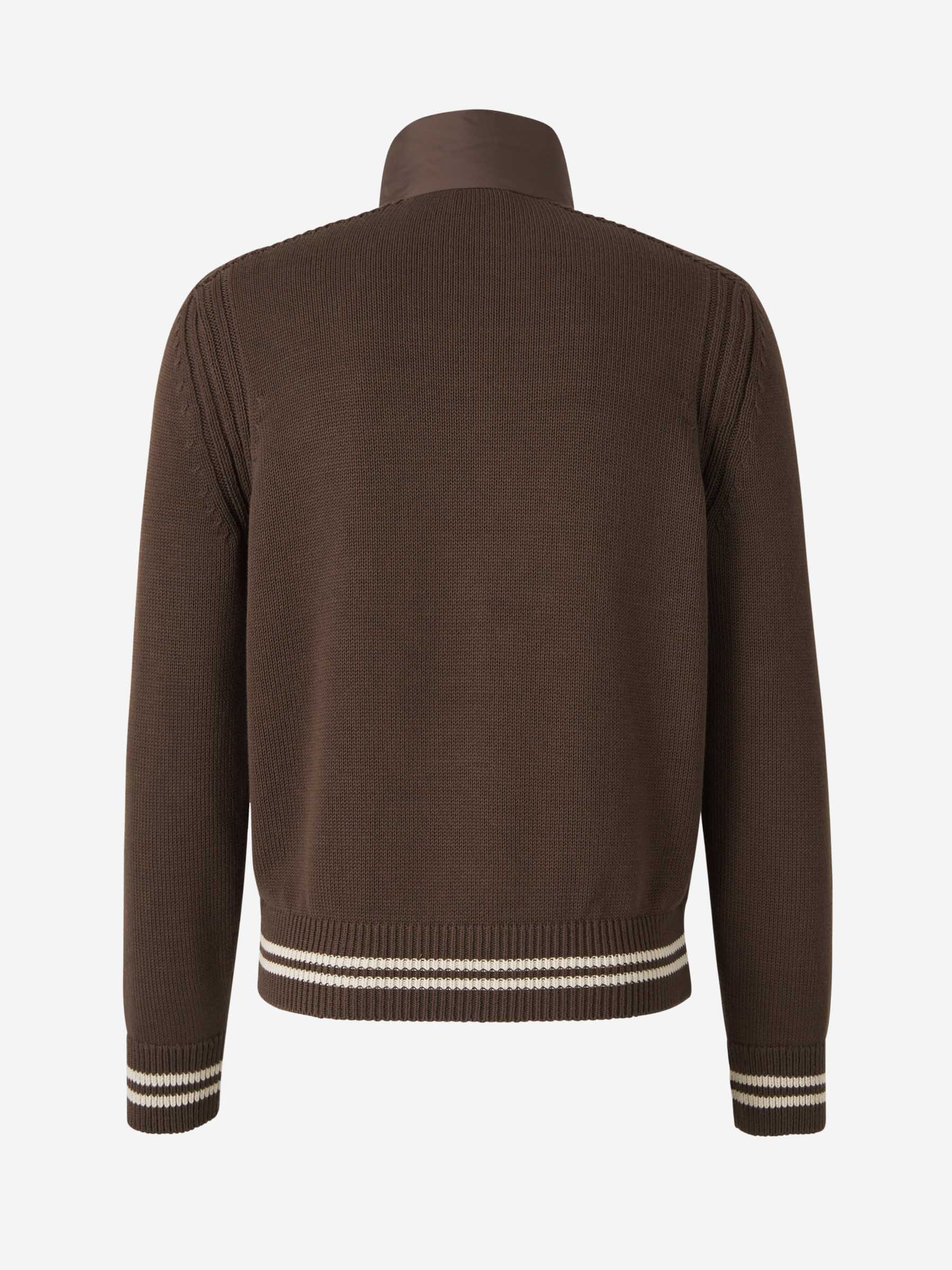 Quilted Tricot Cardigan Moncler – Гарантія оригінальності – детальний вид - MONCLER