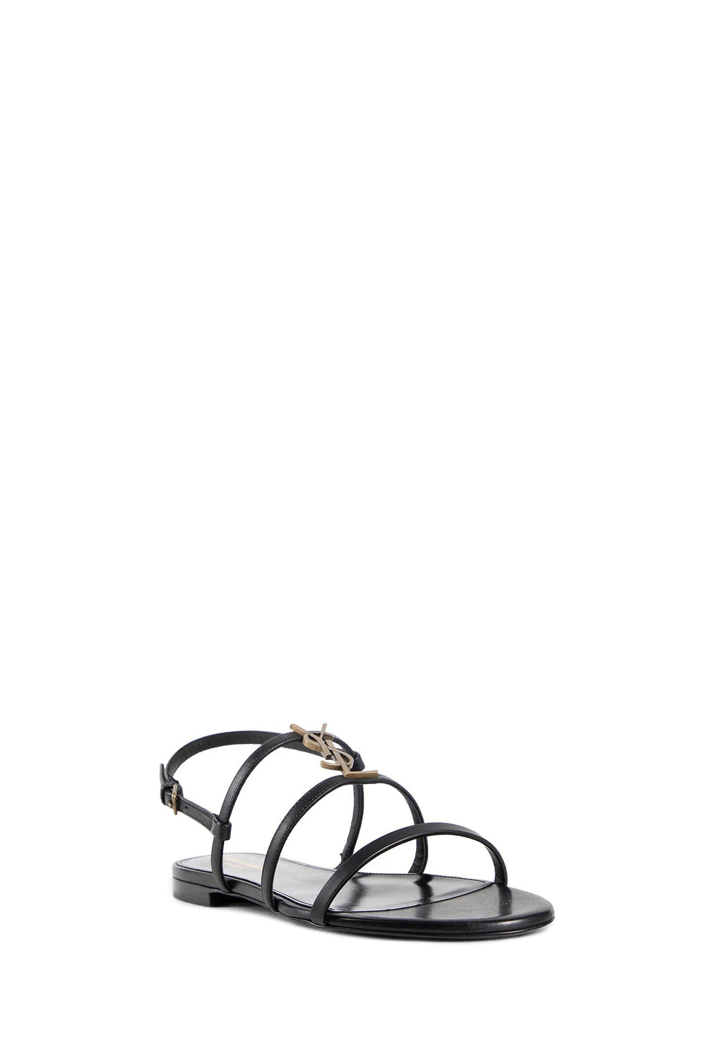 Cassandra Flat Sandals Saint laurent – Гарантія оригінальності – вид ззаду
