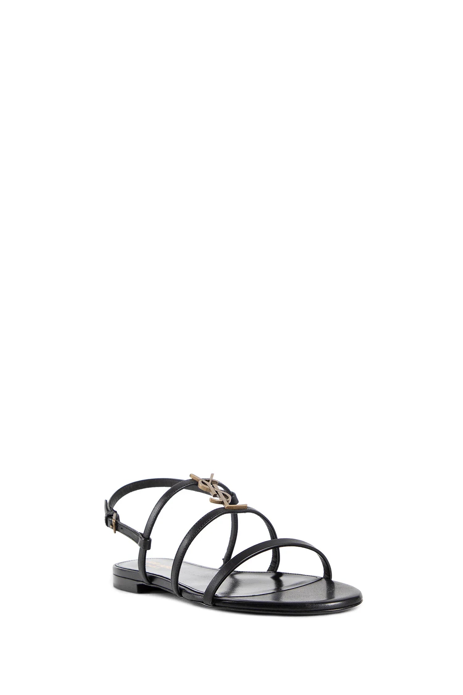 Cassandra Flat Sandals Saint laurent – Гарантія оригінальності – вид ззаду