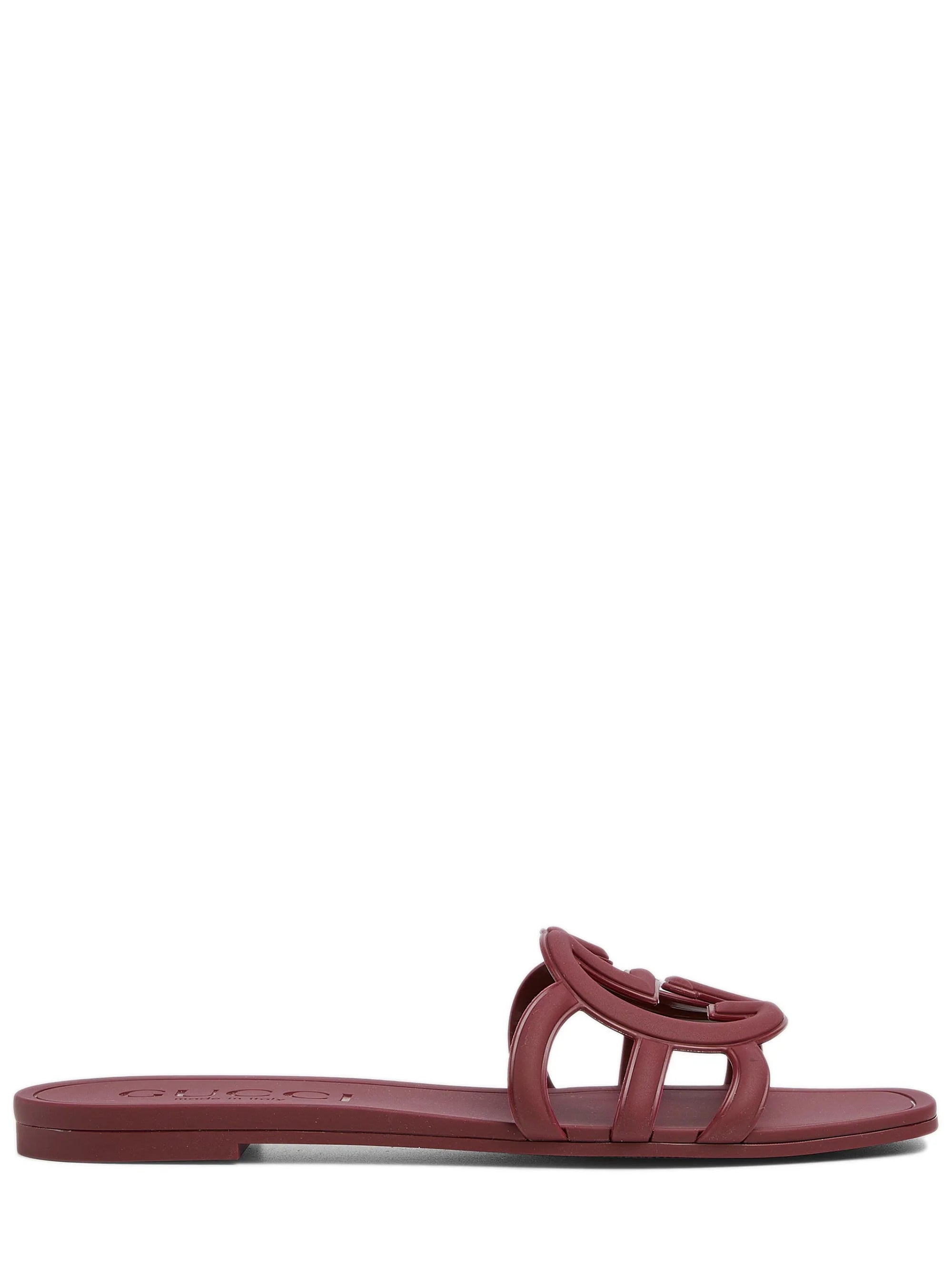 Оригінальна Interlocking G Slide Sandals Gucci – боковий вид