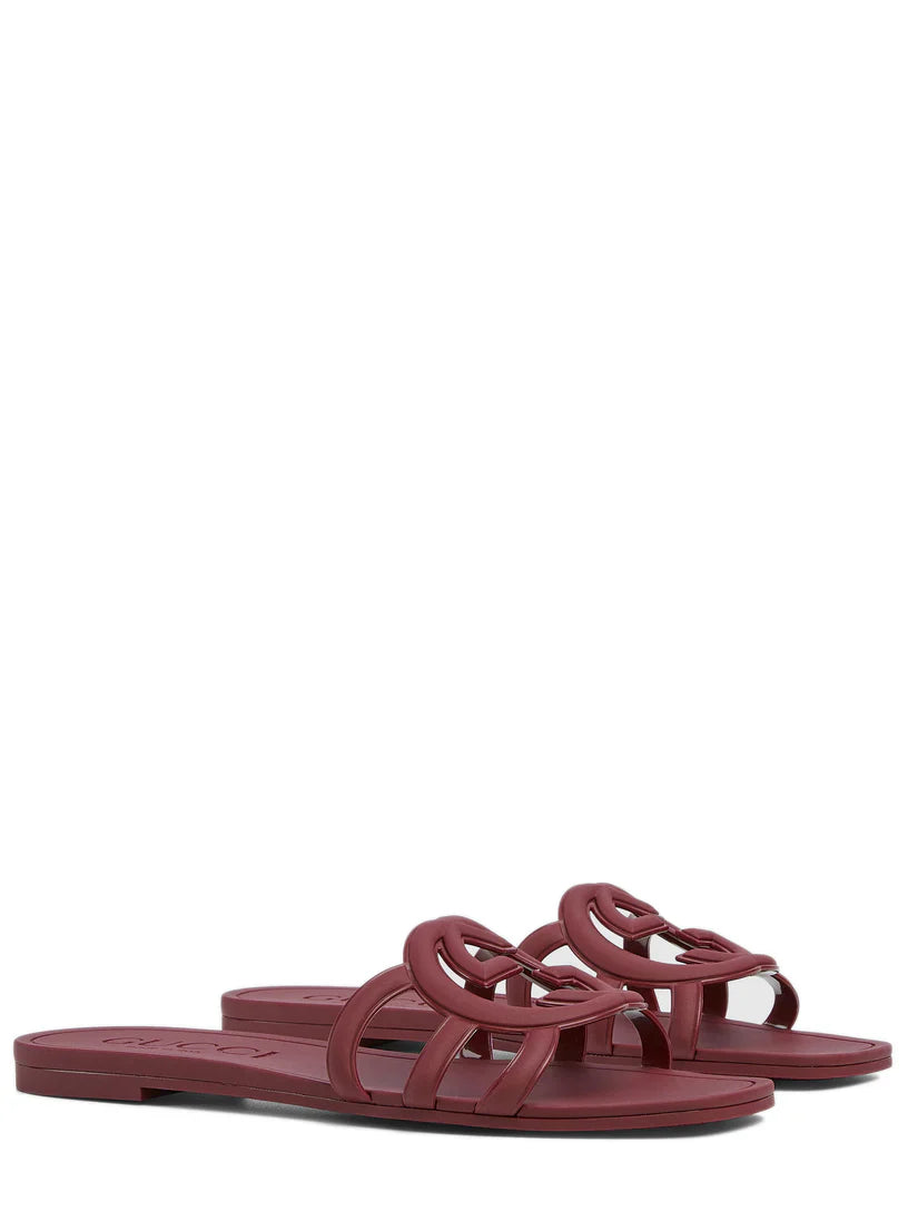 Оригінальна Interlocking G Slide Sandals Gucci – вид ззаду