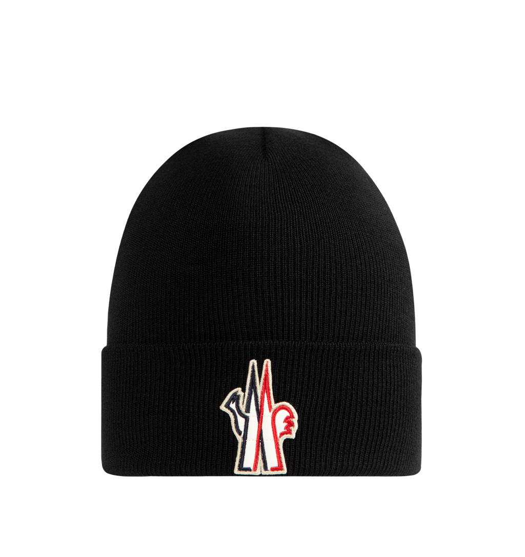 Wool Beanie Moncler – Гарантія оригінальності – боковий вид