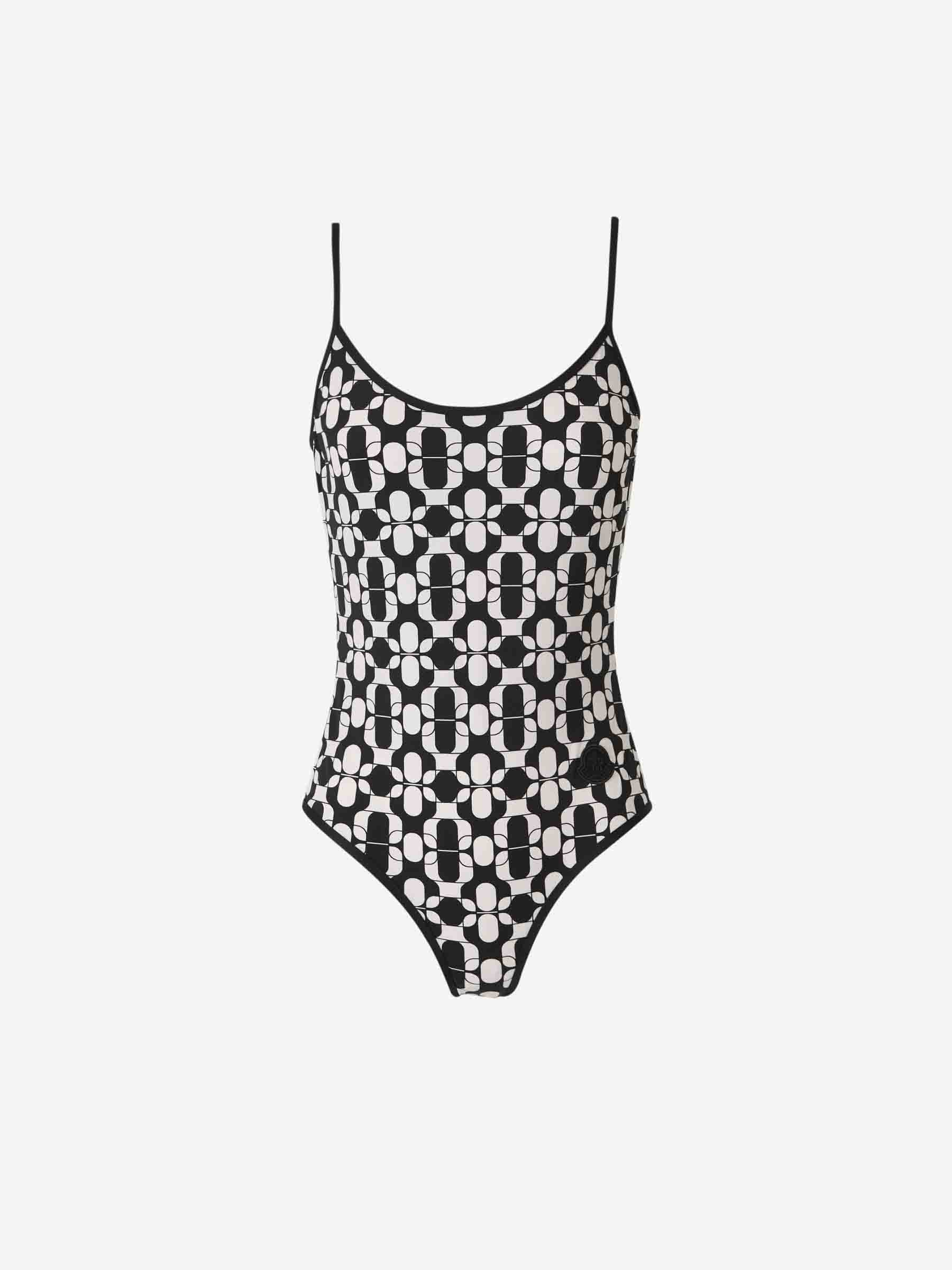 Printed Elastic Swimsuit Moncler оригінал – Купити в Україні – боковий вид