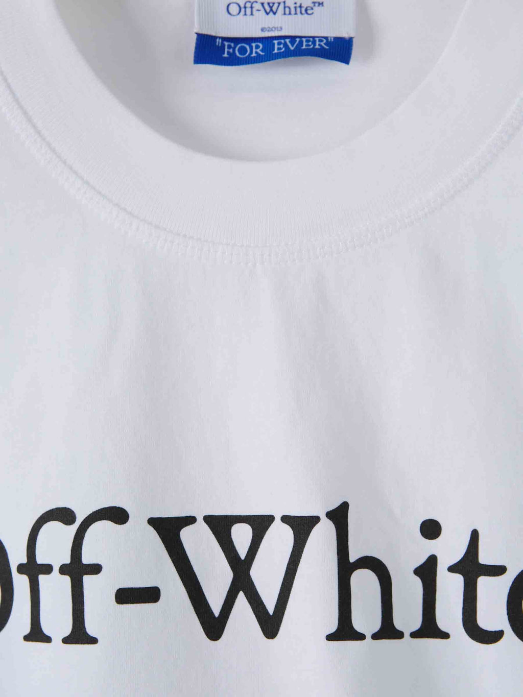 Cropped Cotton T-Shirt Off-white оригінал – Купити в Україні – детальний вид