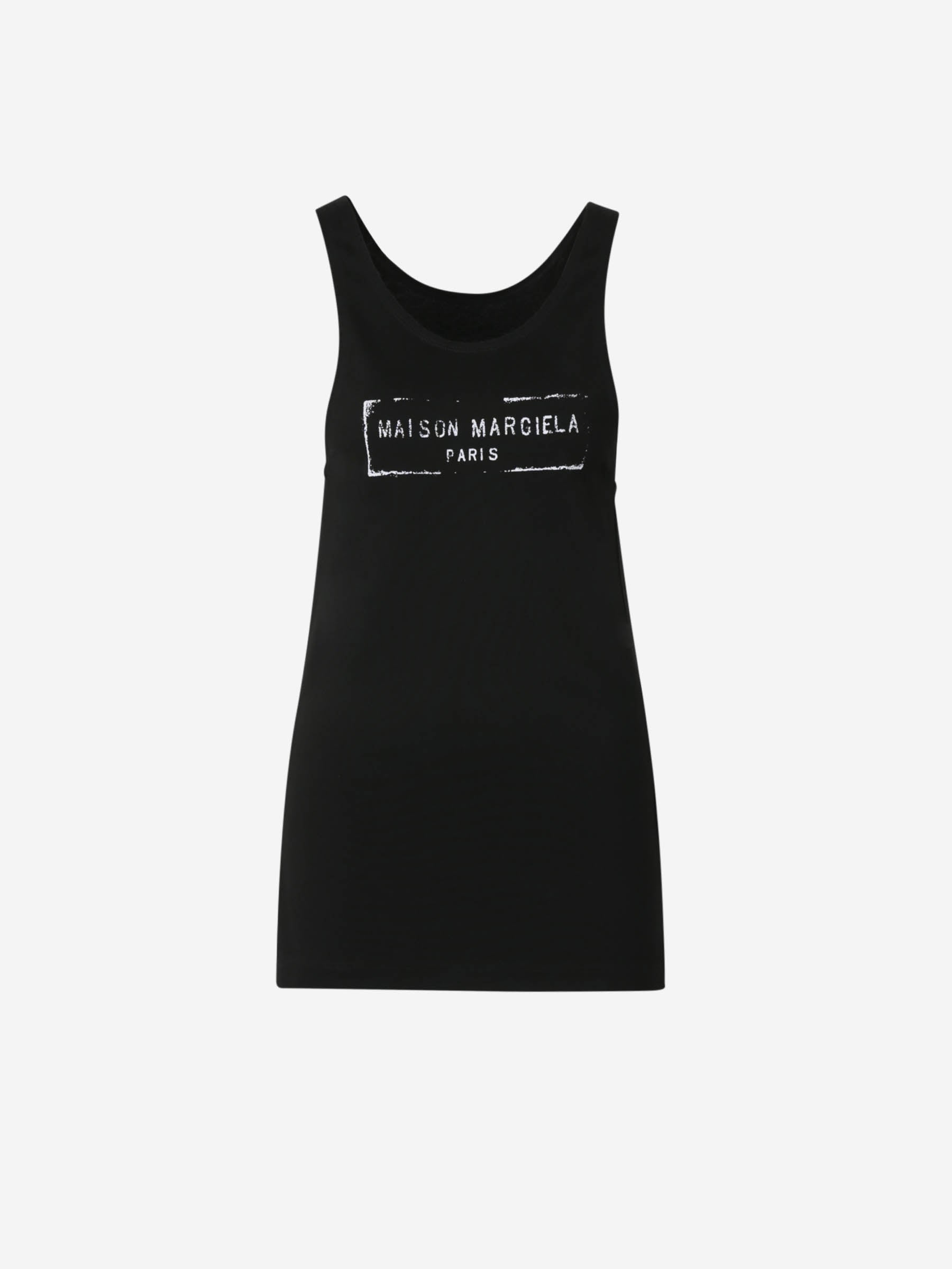 Оригінальна Logo Tank Top Maison margiela – боковий вид
