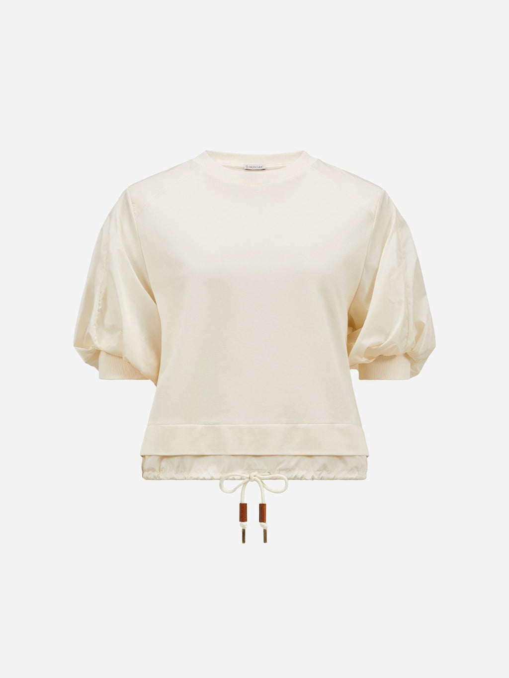 Puffed Cotton T-Shirt Moncler – Гарантія оригінальності – боковий вид