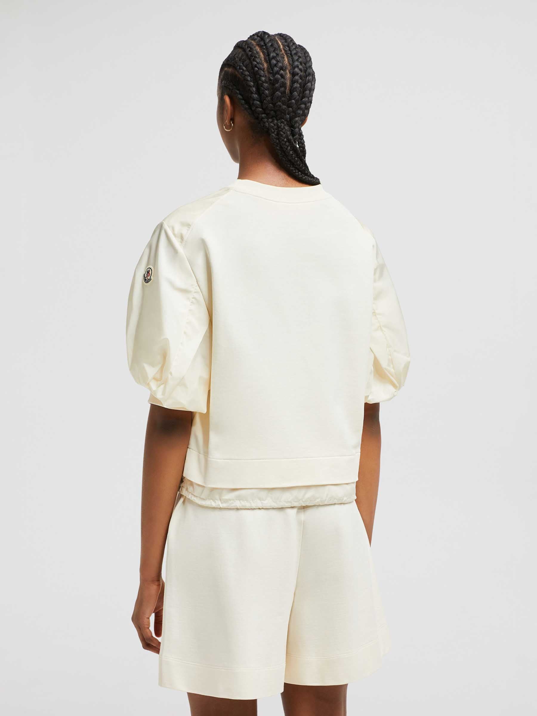 Puffed Cotton T-Shirt Moncler – Гарантія оригінальності – детальний вид