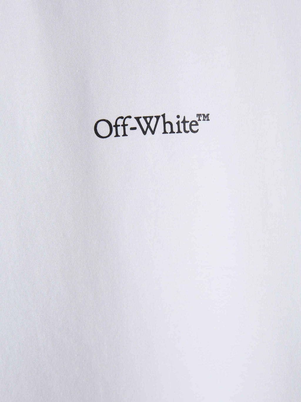Round Neck T-Shirt Off-white – Гарантія оригінальності – збільшений вид
