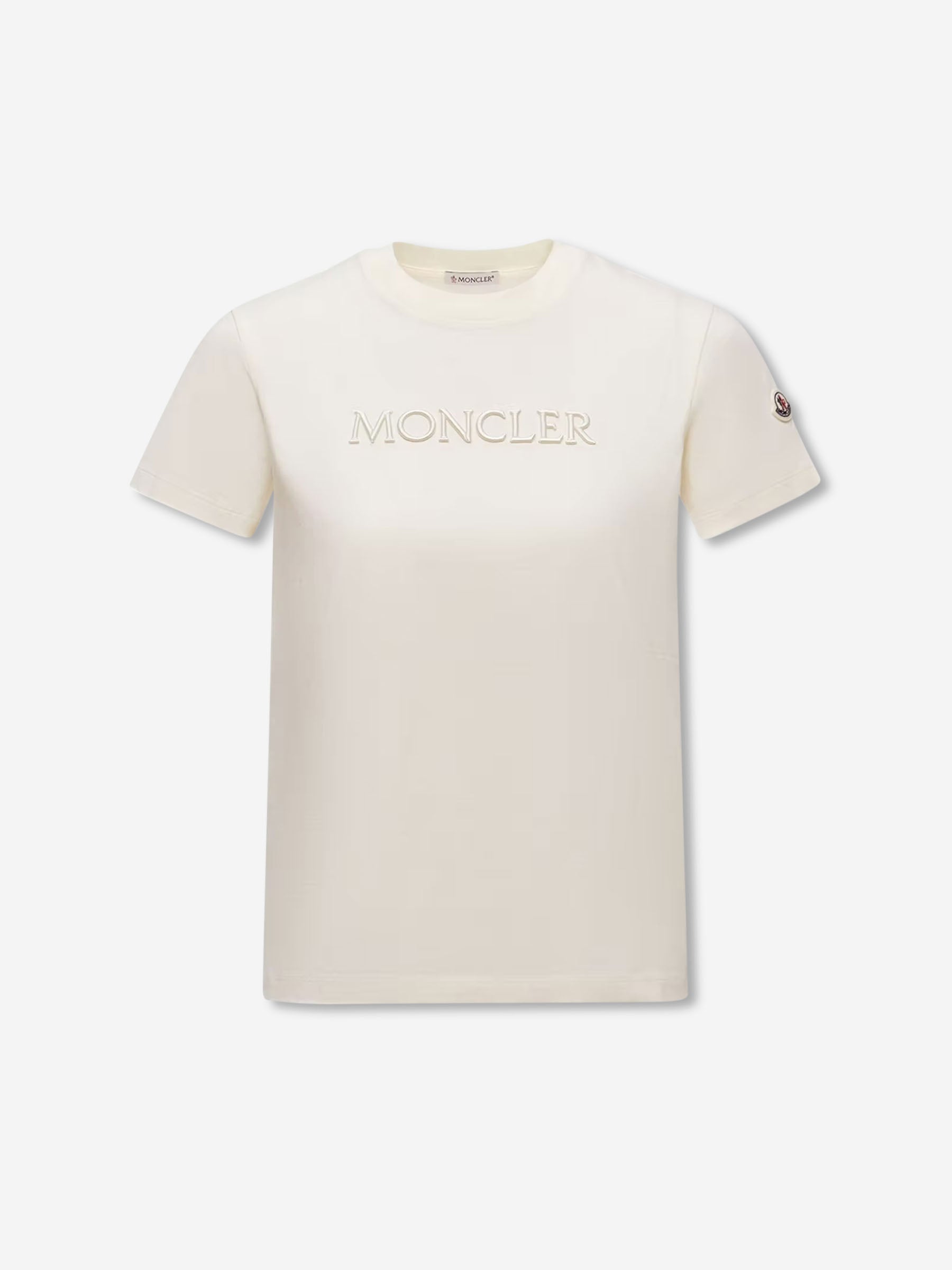 Оригінальна Round Neck T-Shirt Moncler – боковий вид