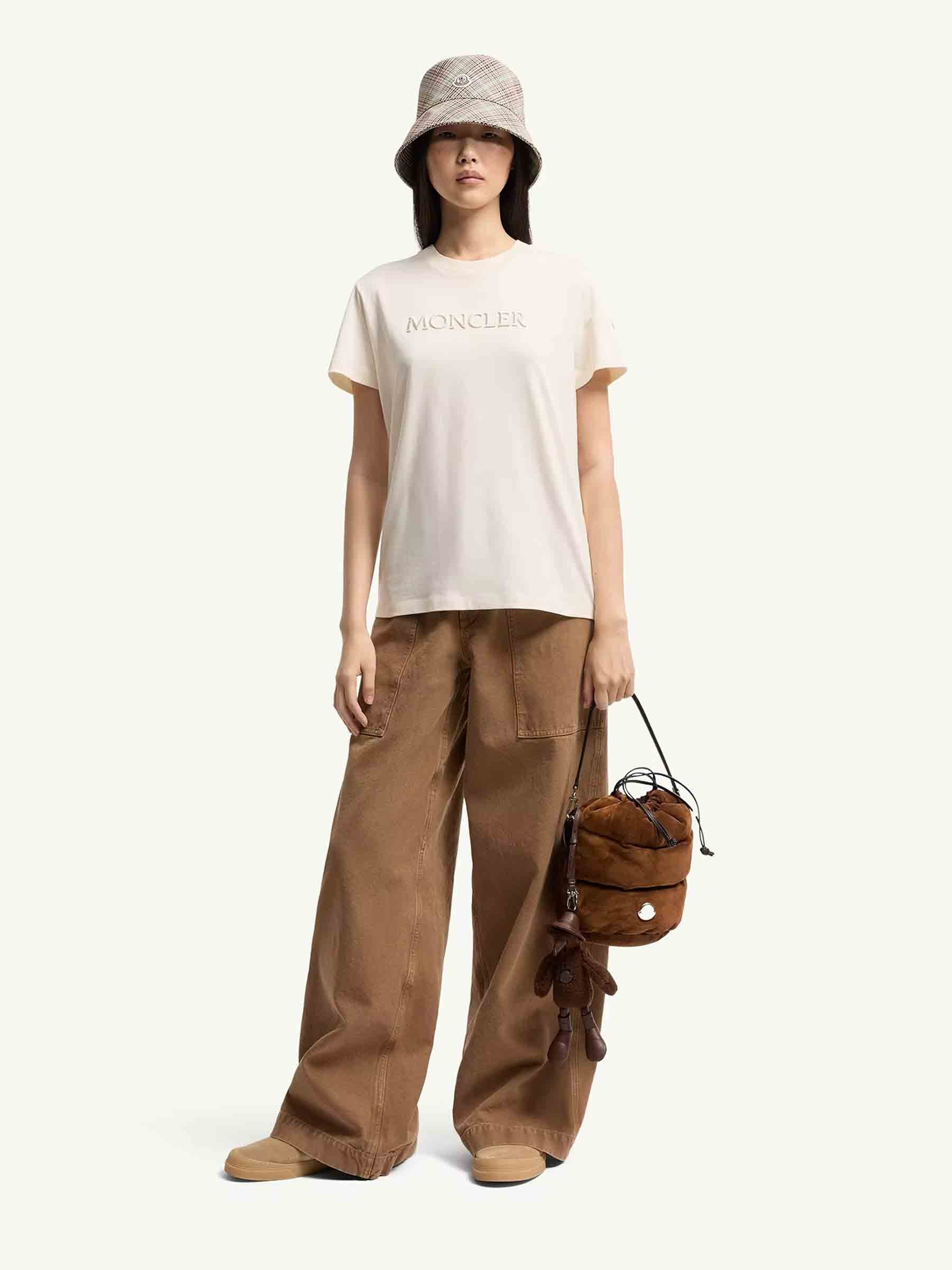 Оригінальна Round Neck T-Shirt Moncler – вид ззаду