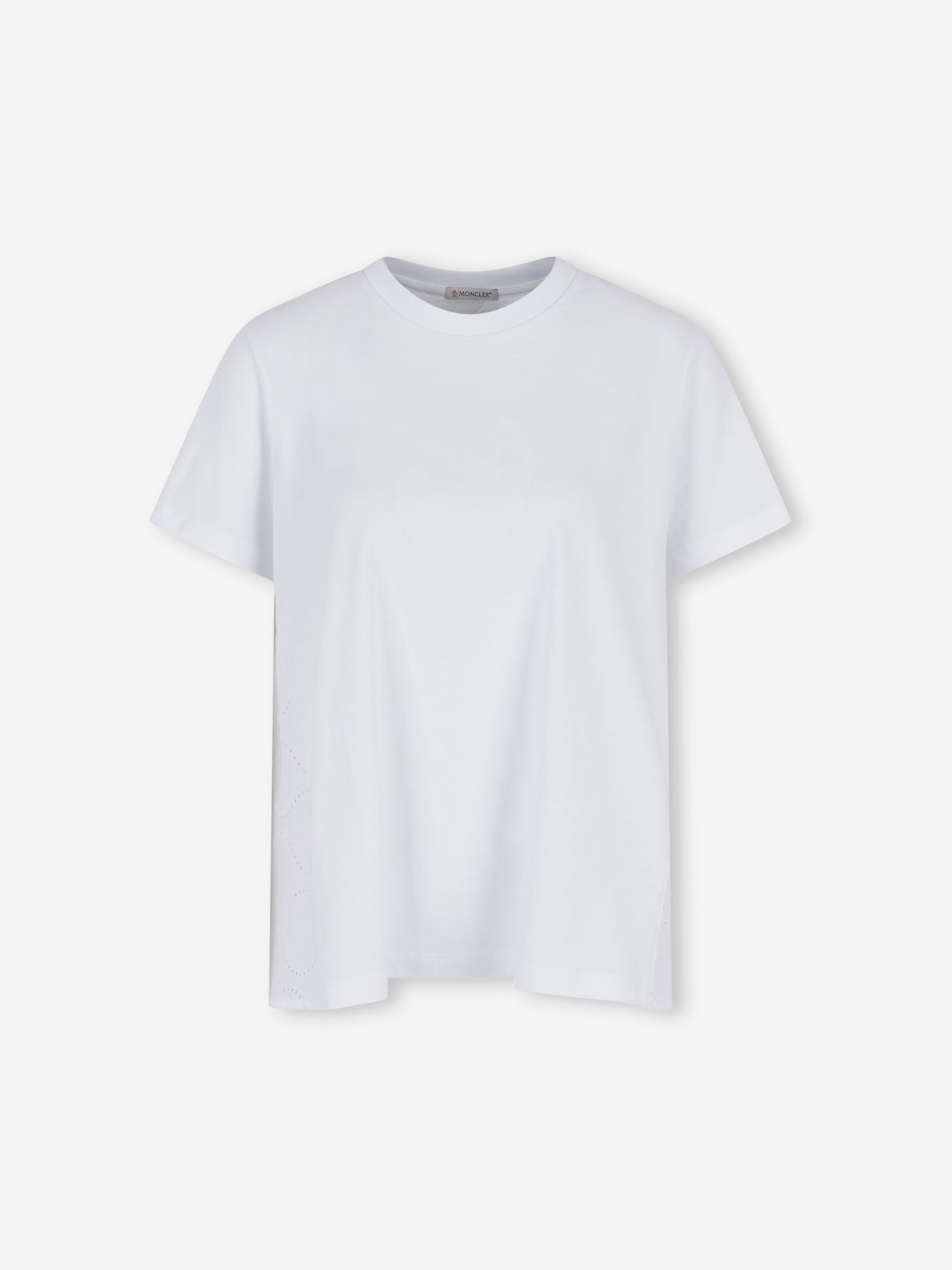 Оригінальна Round Neck T-Shirt Moncler – боковий вид
