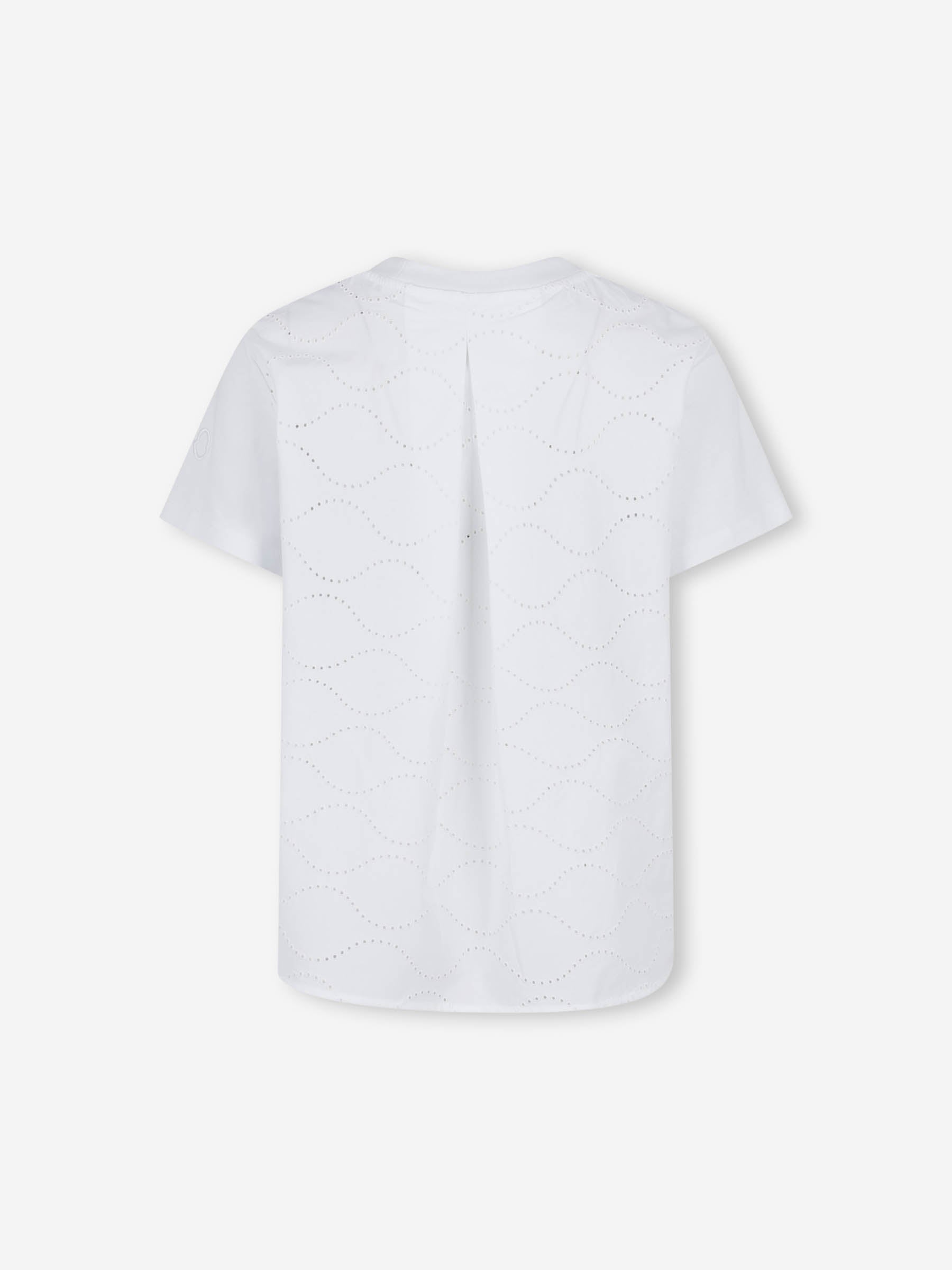 Оригінальна Round Neck T-Shirt Moncler – вид ззаду