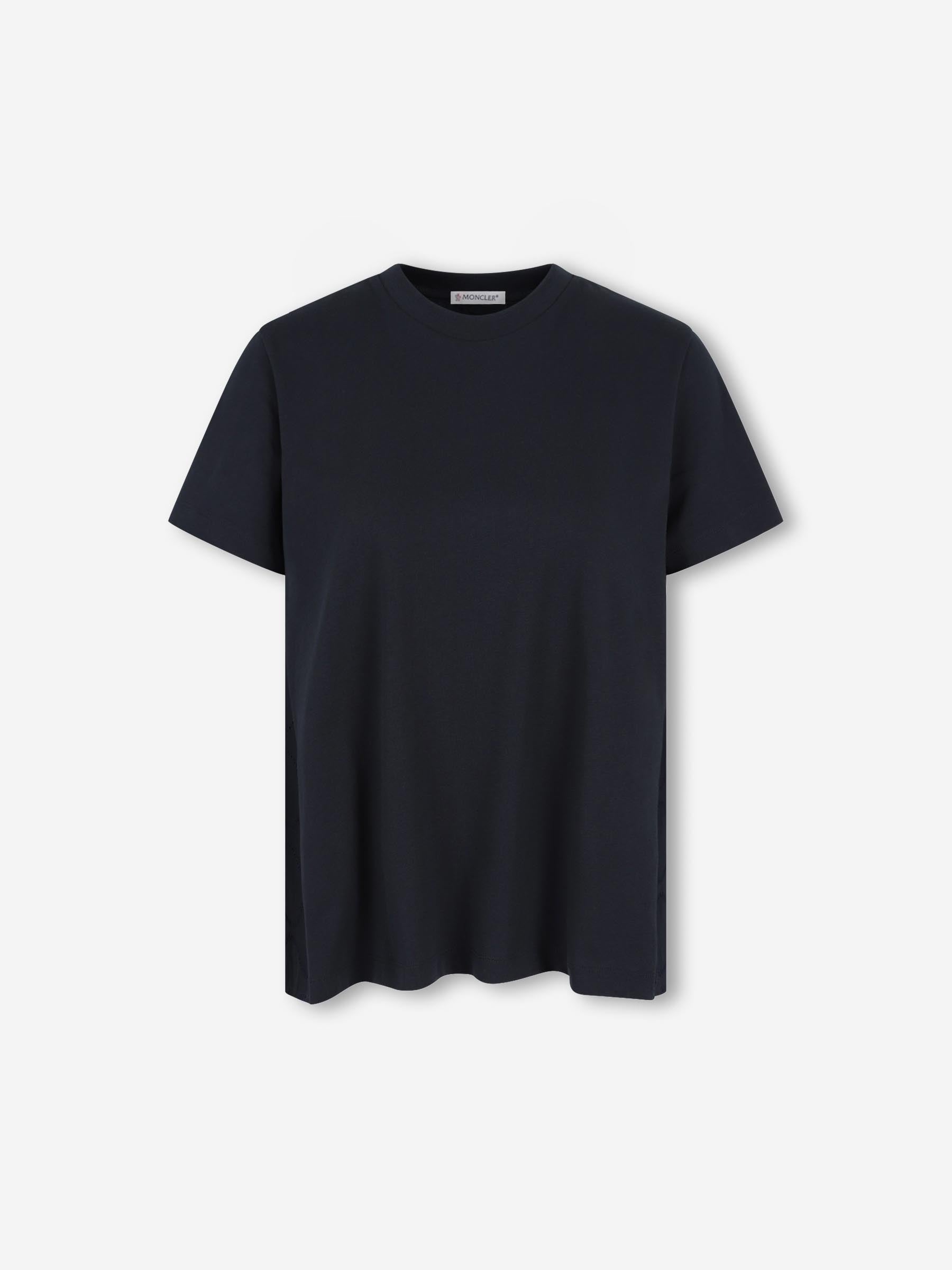 Оригінальна Round Neck T-Shirt Moncler – боковий вид